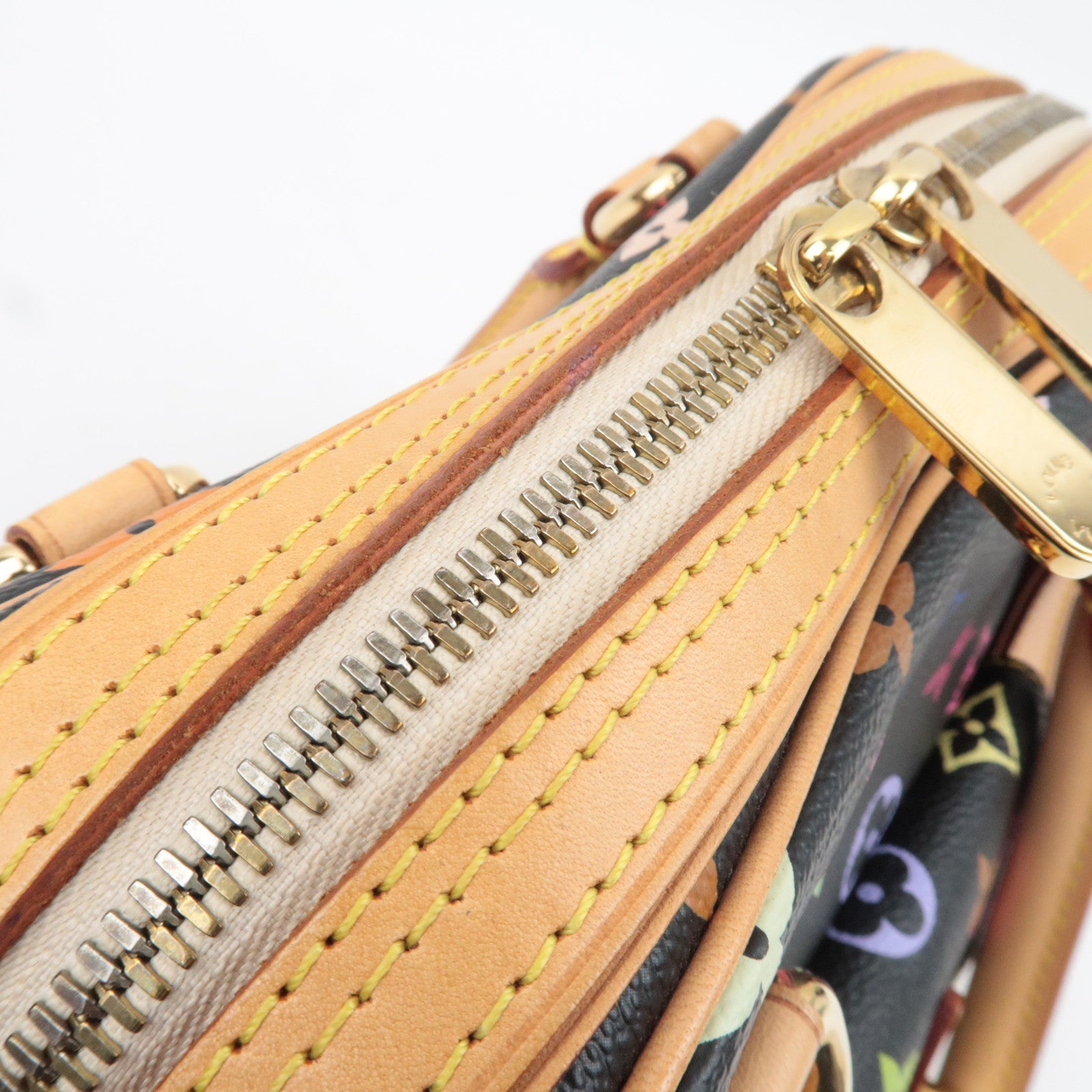 Louis Vuitton Monogram Multicolor Priscilla Leather Handbag Noir M40097 SP1016 *Dust bag