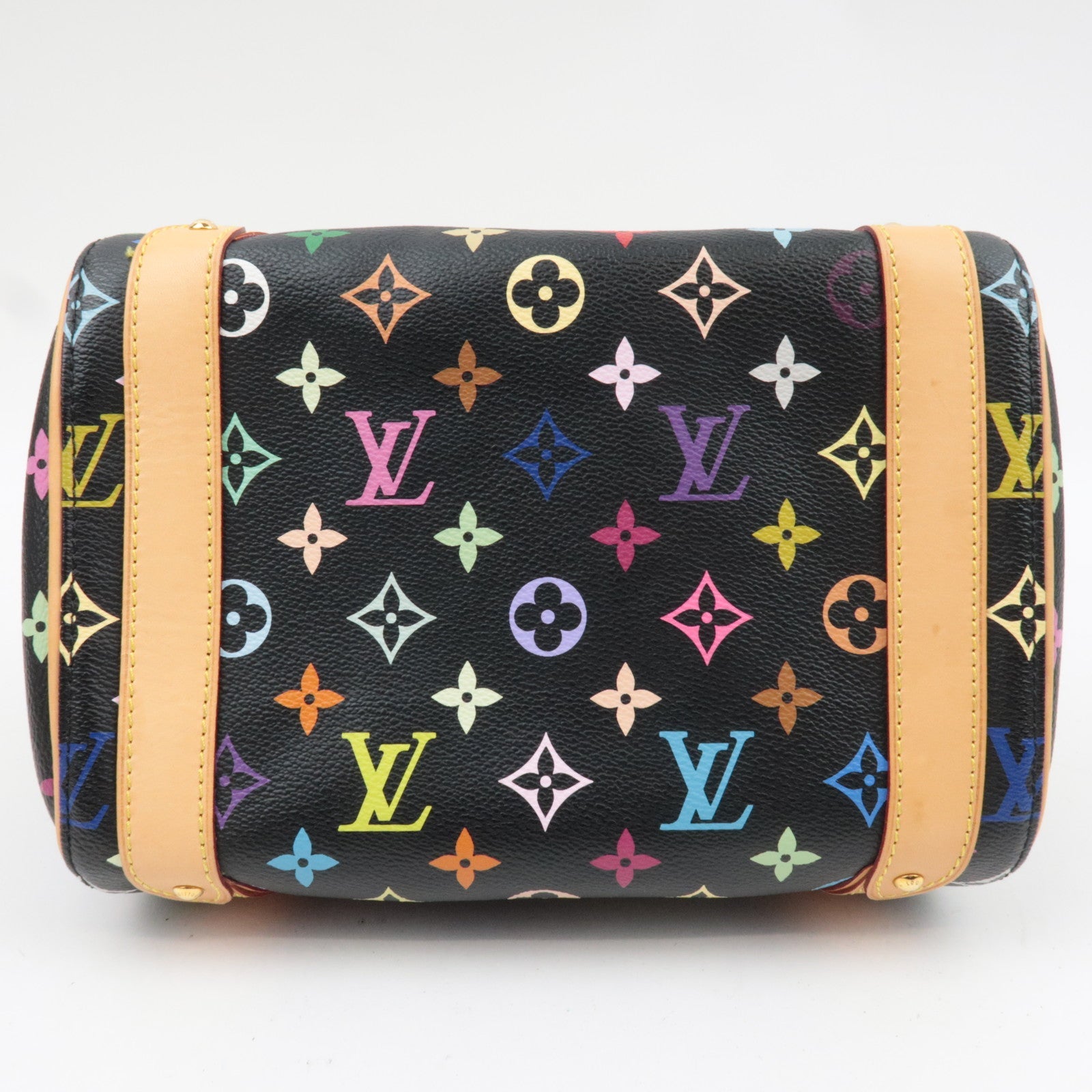 Louis Vuitton Monogram Multicolor Priscilla Leather Handbag Noir M40097 SP1016 *Dust bag