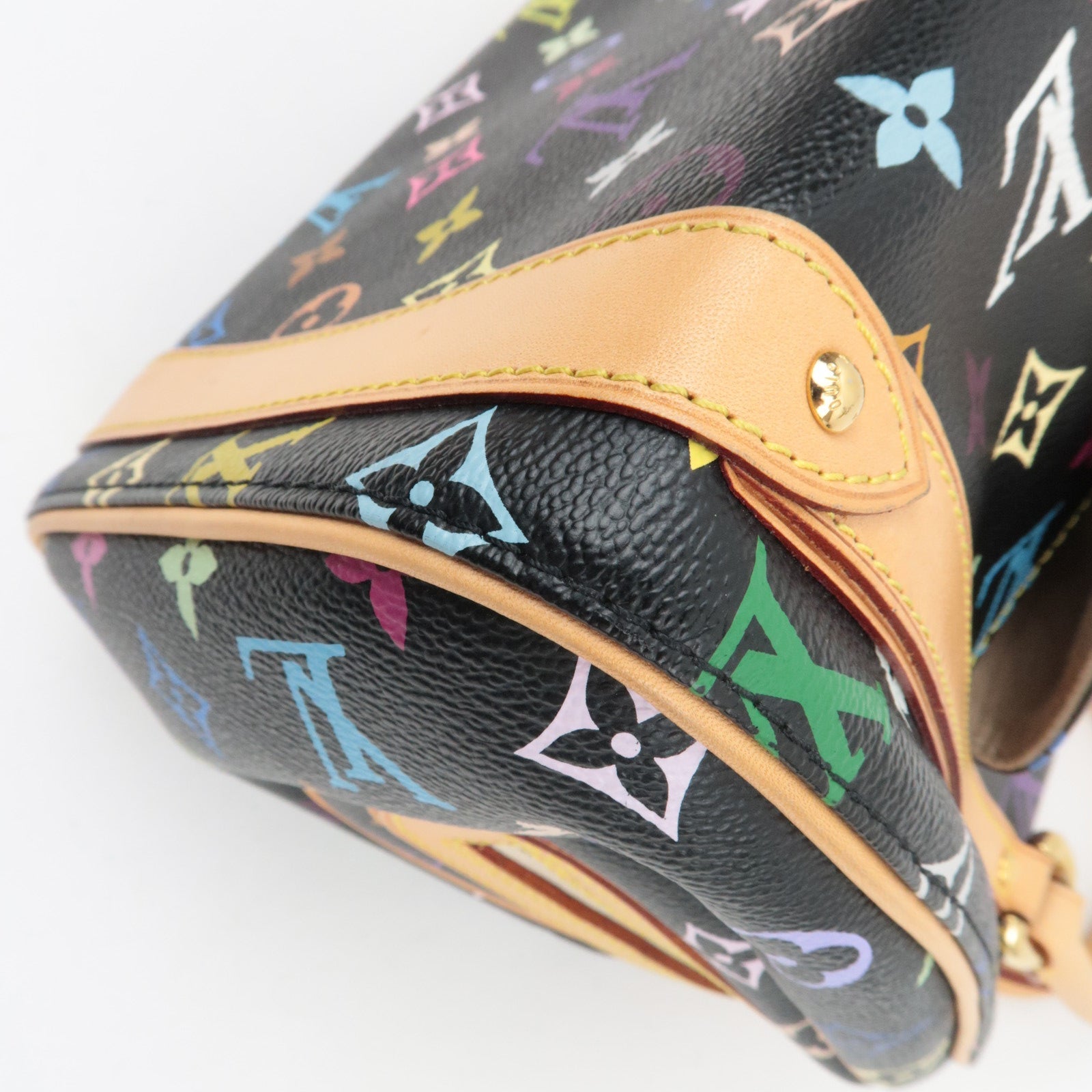 Louis Vuitton Monogram Multicolor Priscilla Leather Handbag Noir M40097 SP1016 *Dust bag