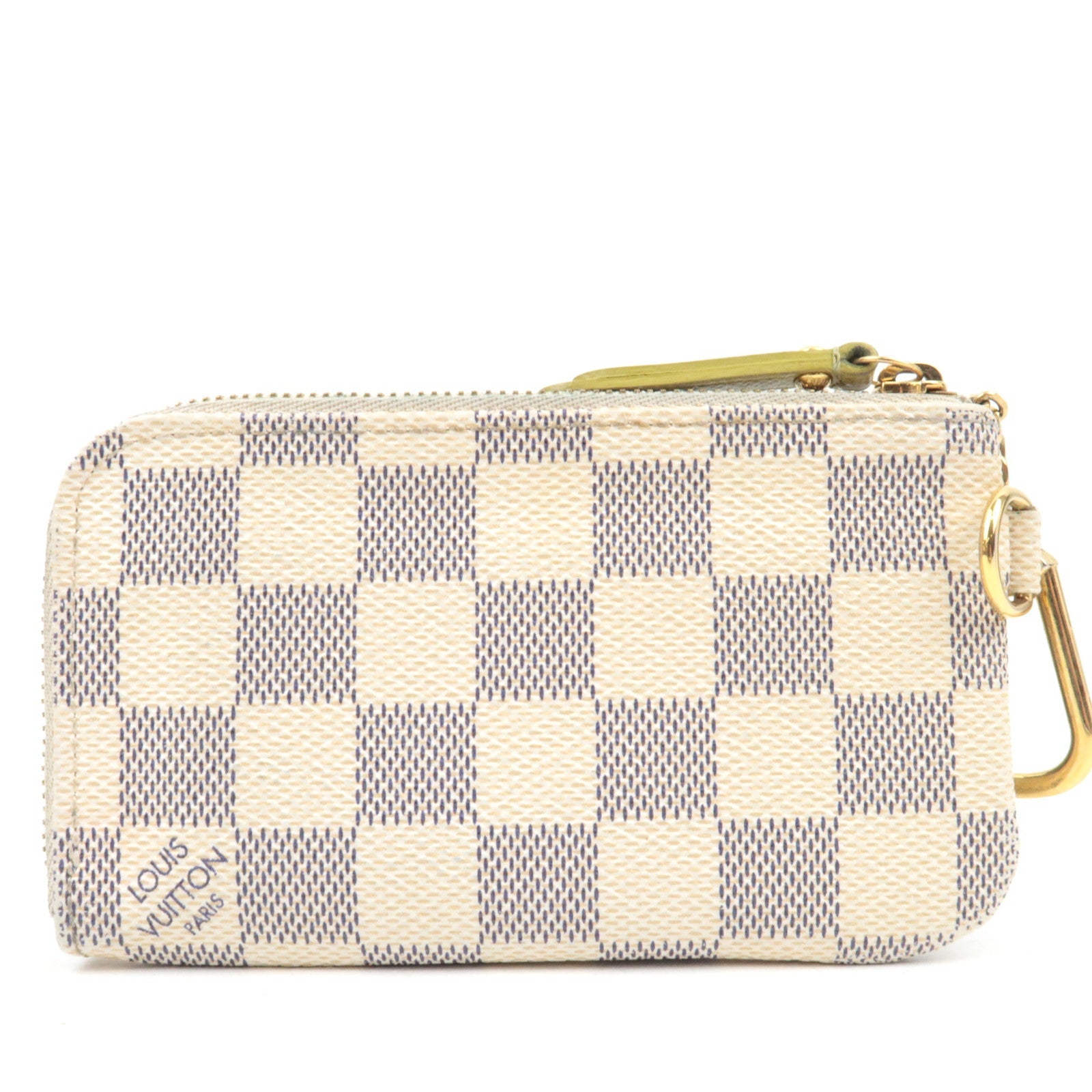 Louis Vuitton Damier Azur Label Collection Pochette Cles Coin Case Complice N63085 CT4039