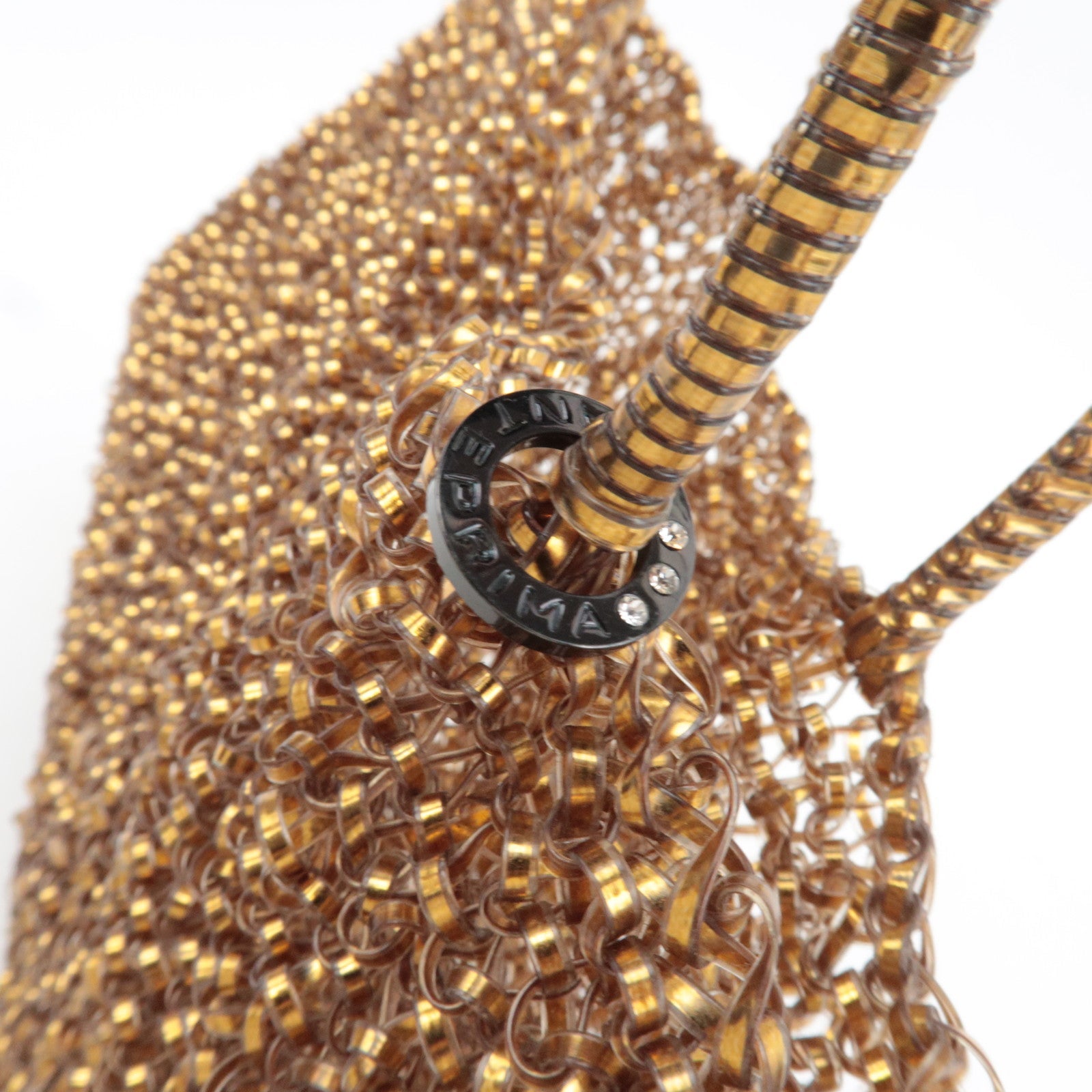 ANTEPRIMA Wire Handbag PVC Gold