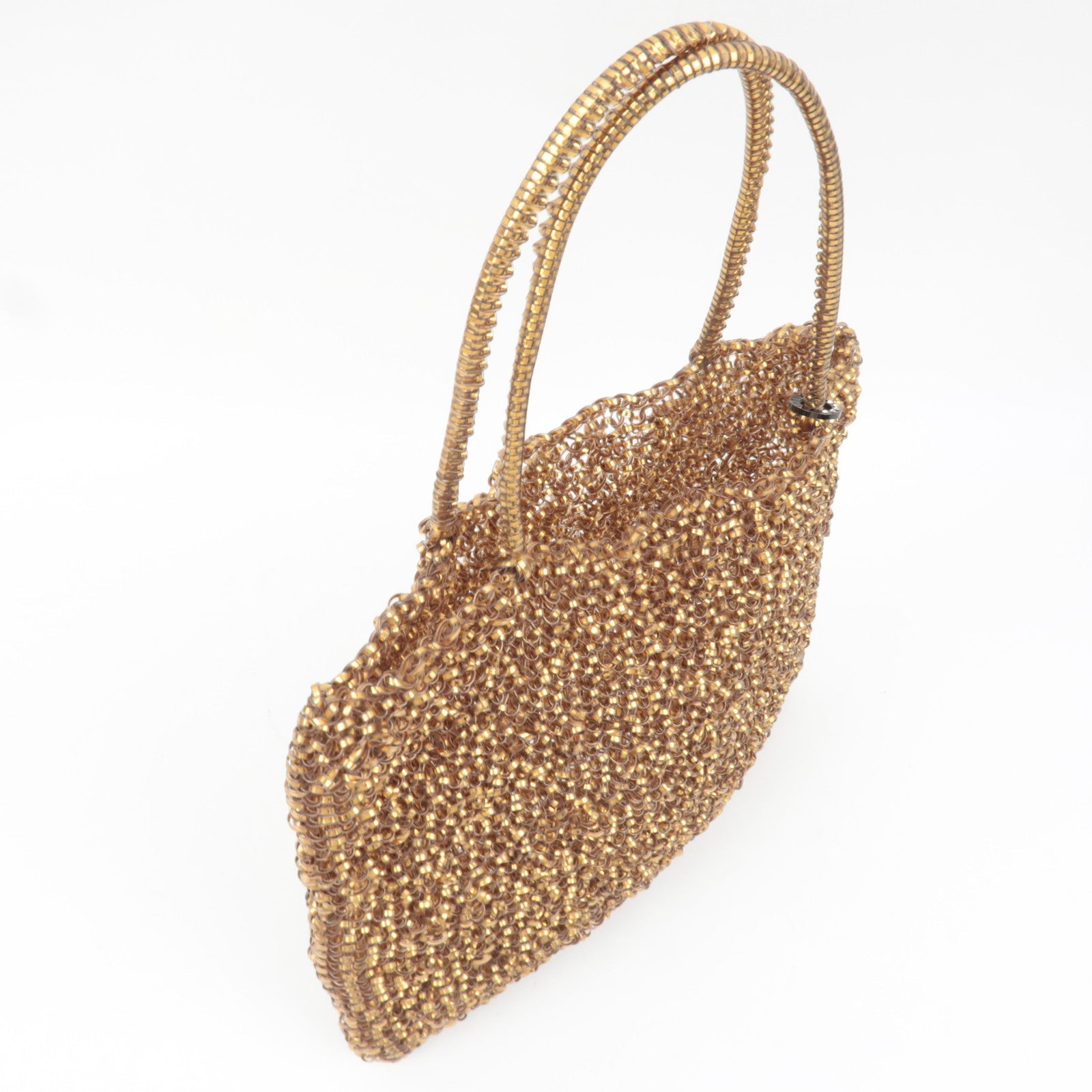 ANTEPRIMA Wire Handbag PVC Gold