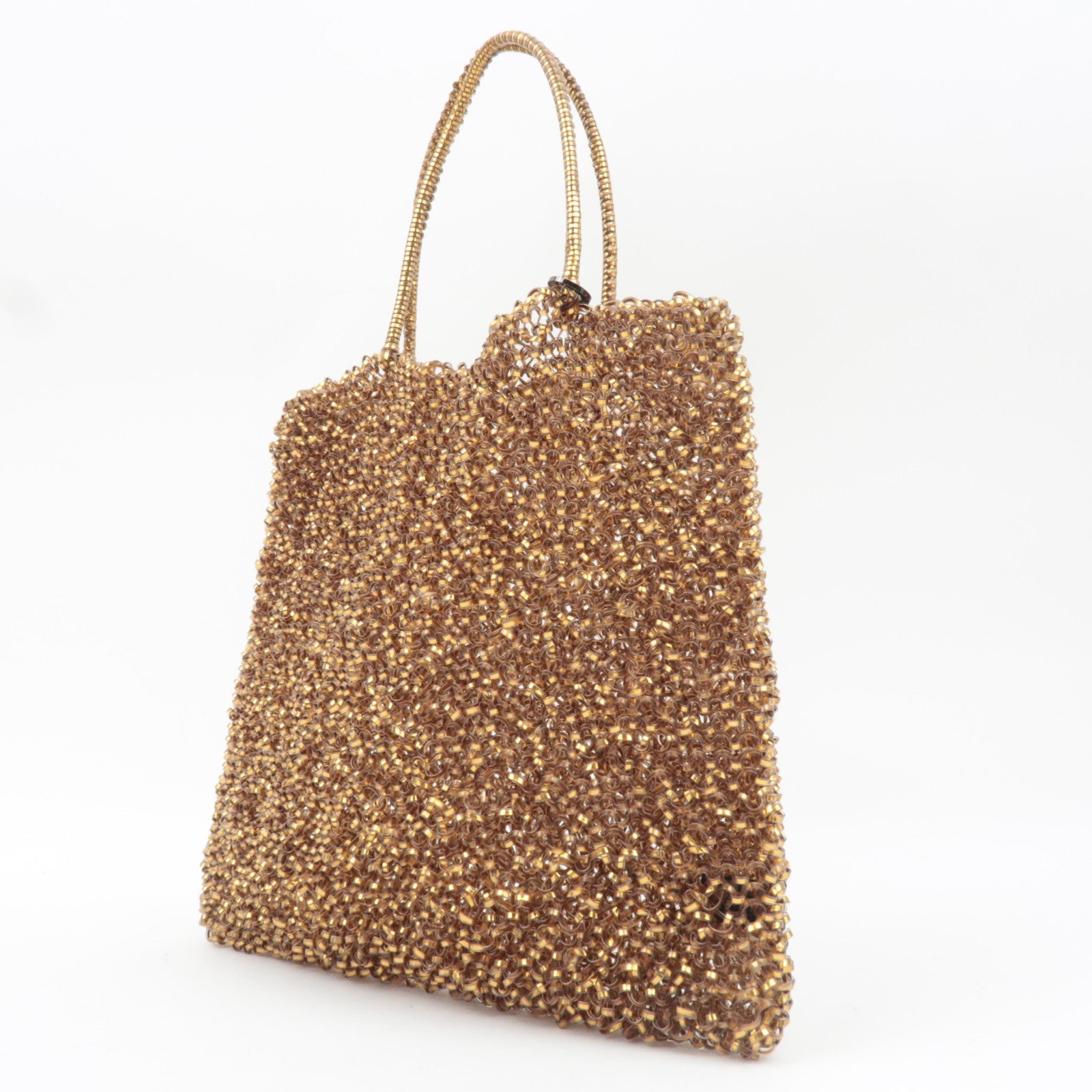 ANTEPRIMA Wire Handbag PVC Gold