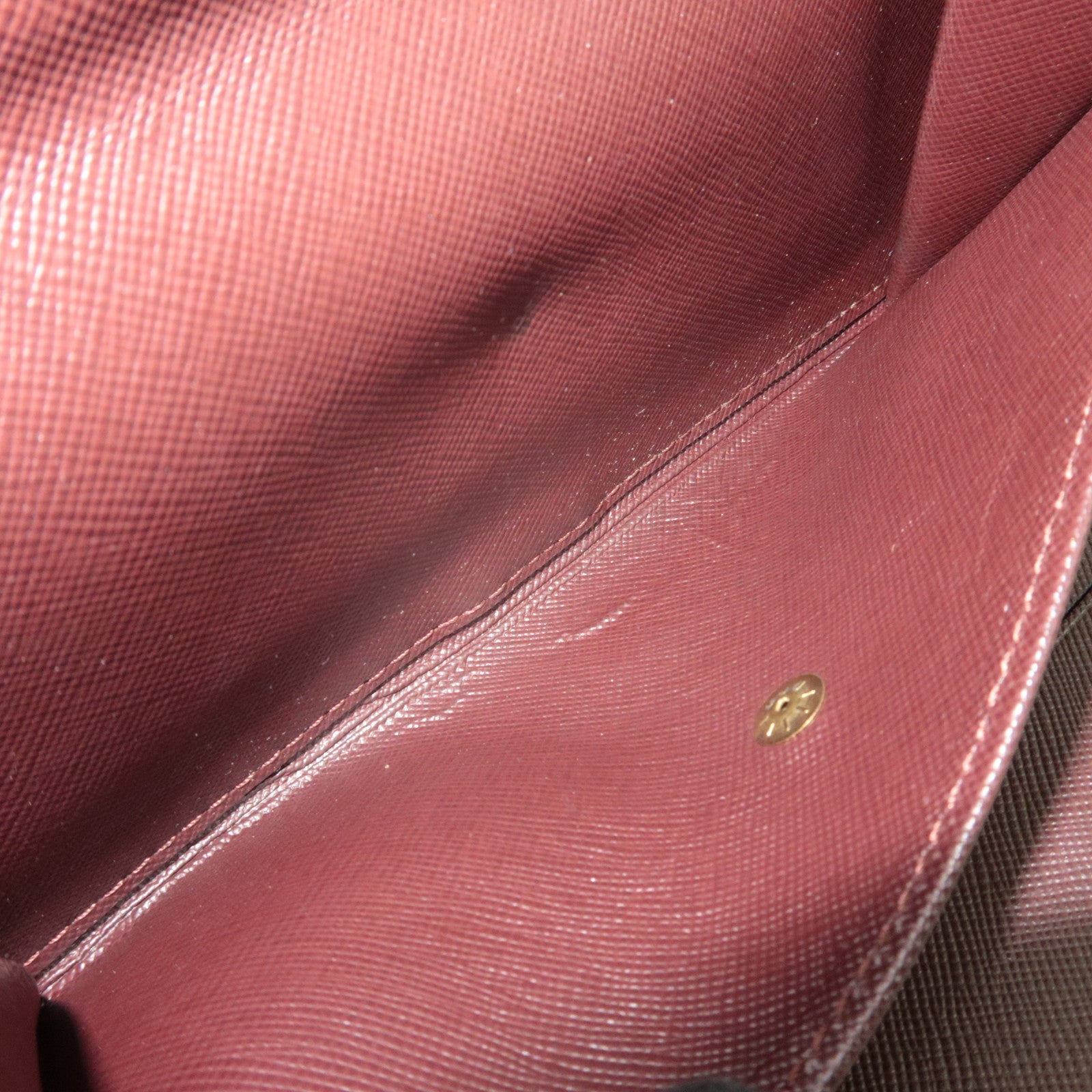 Louis Vuitton Monogram Mini Porte Tresor International Long Wallet Cerise M92244 CA1013 *Box, Dust bag