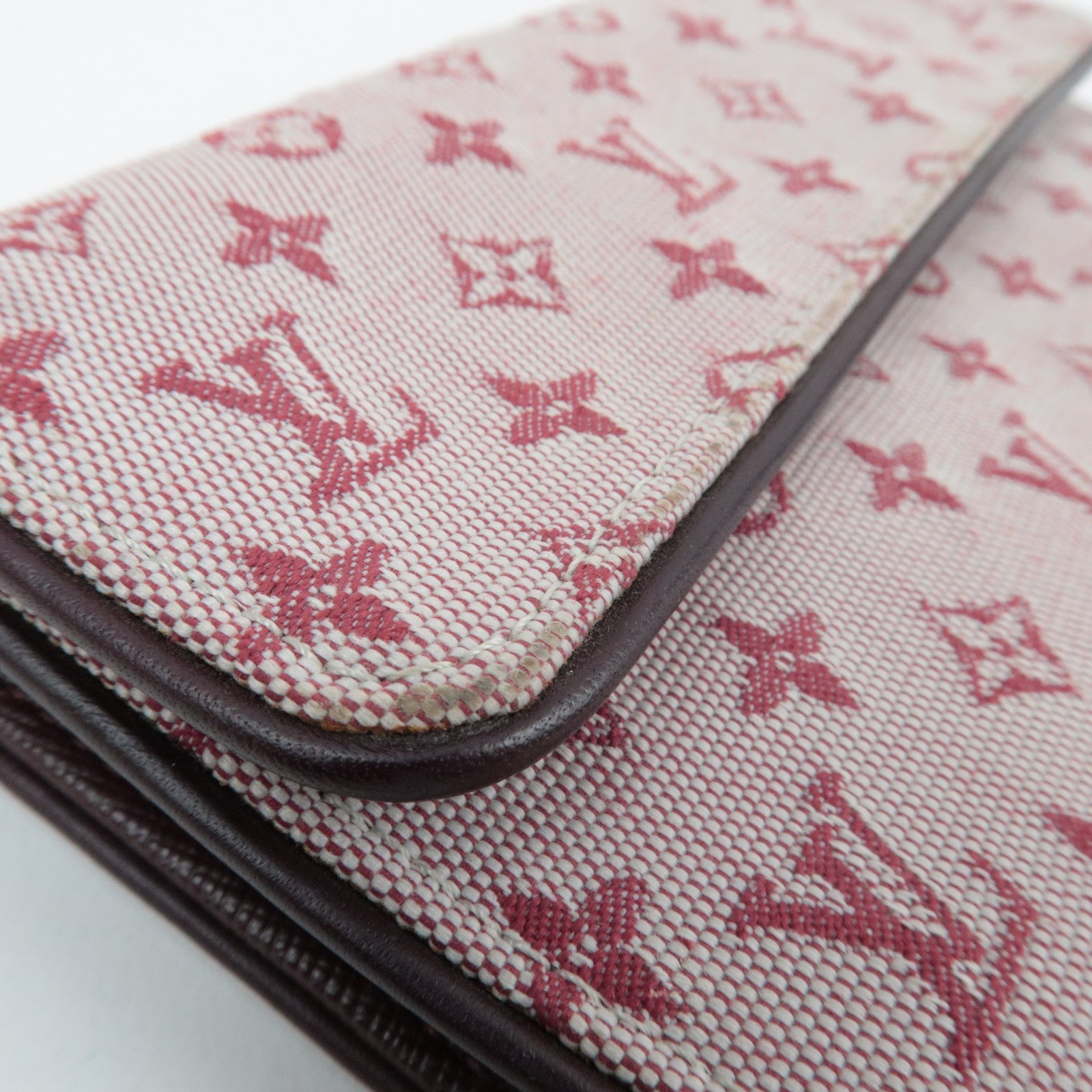 Louis Vuitton Monogram Mini Porte Tresor International Long Wallet Cerise M92244 CA1013 *Box, Dust bag