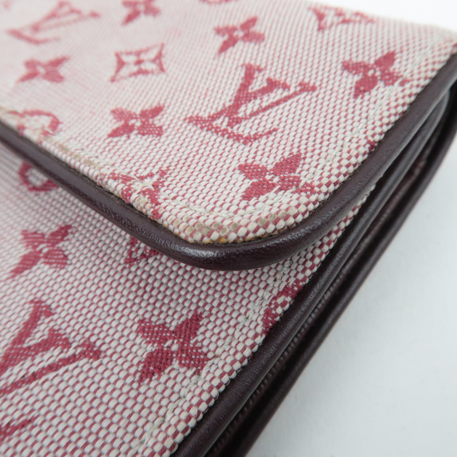 Louis Vuitton Monogram Mini Porte Tresor International Long Wallet Cerise M92244 CA1013 *Box, Dust bag