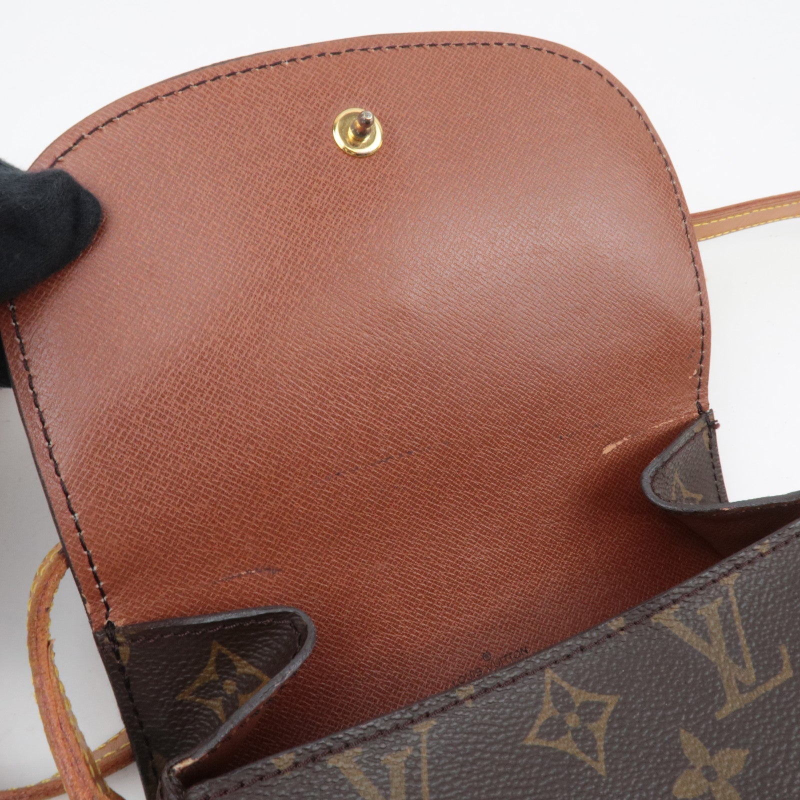 Louis Vuitton Monogram Saint Cloud PM Shoulder Bag M51244 8906VI