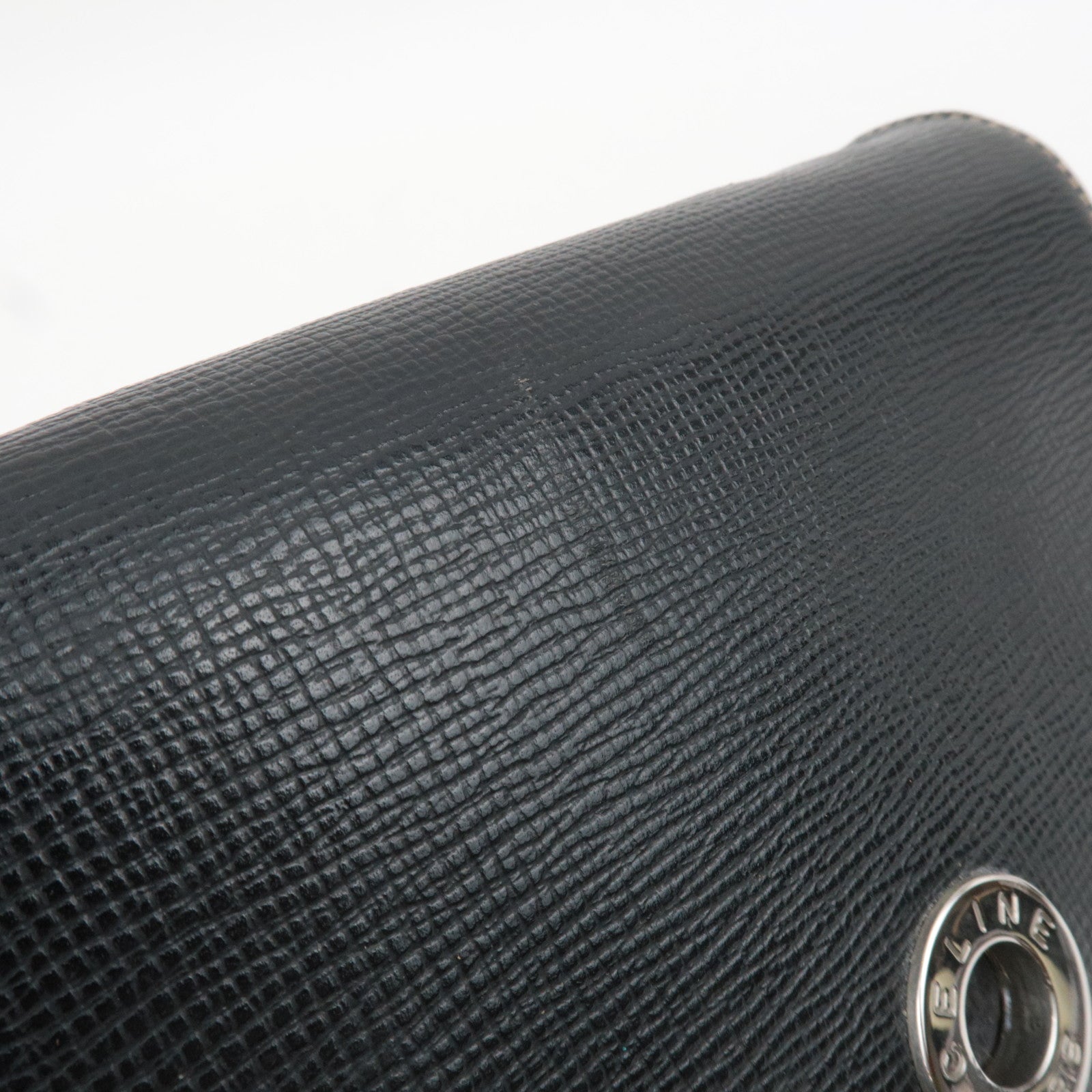 CELINE Shoulder Bag Leather Black