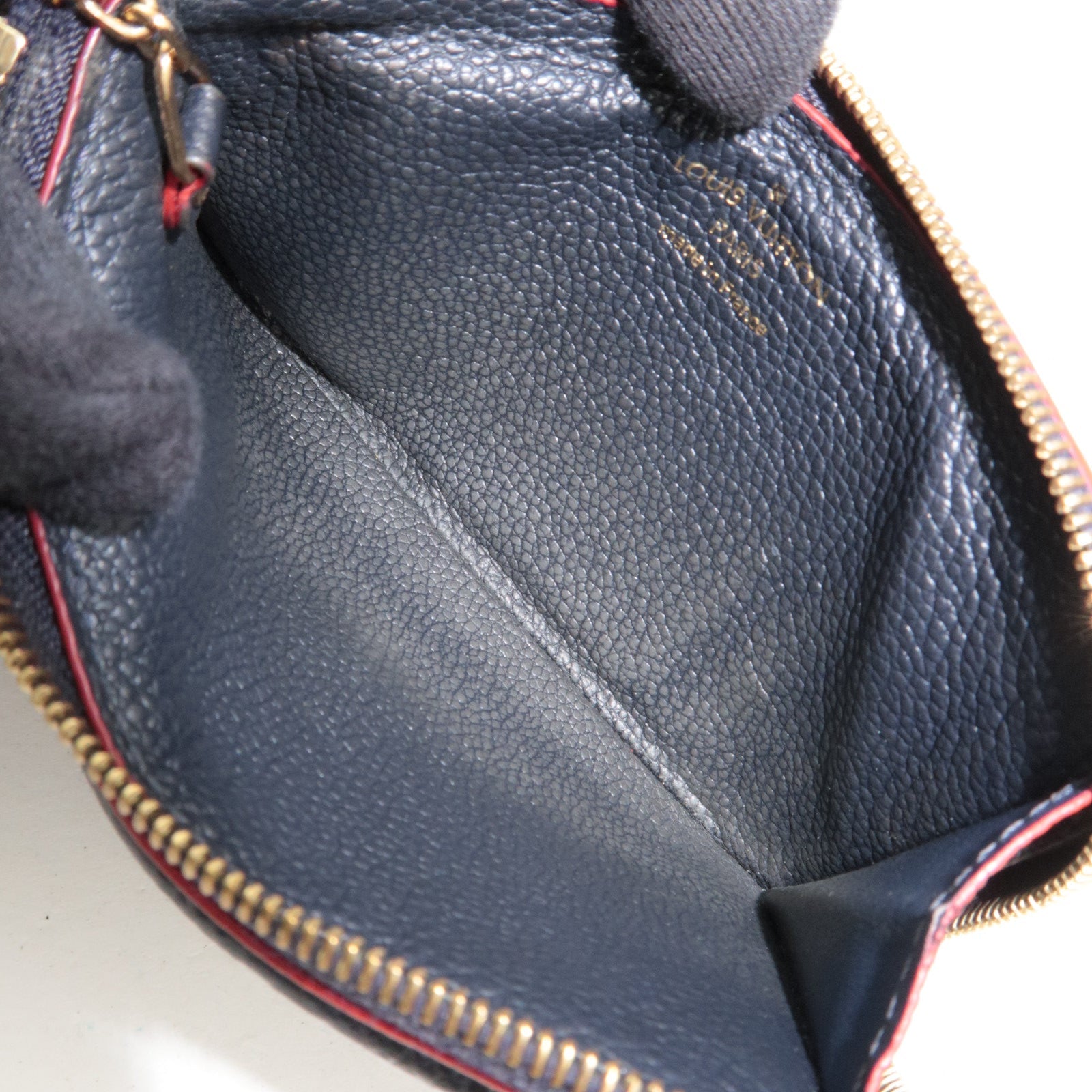 Louis Vuitton Monogram Empreinte Porto Carte Recto Verso Flagment Case Marine Rouge M69420 SP0271 *Box