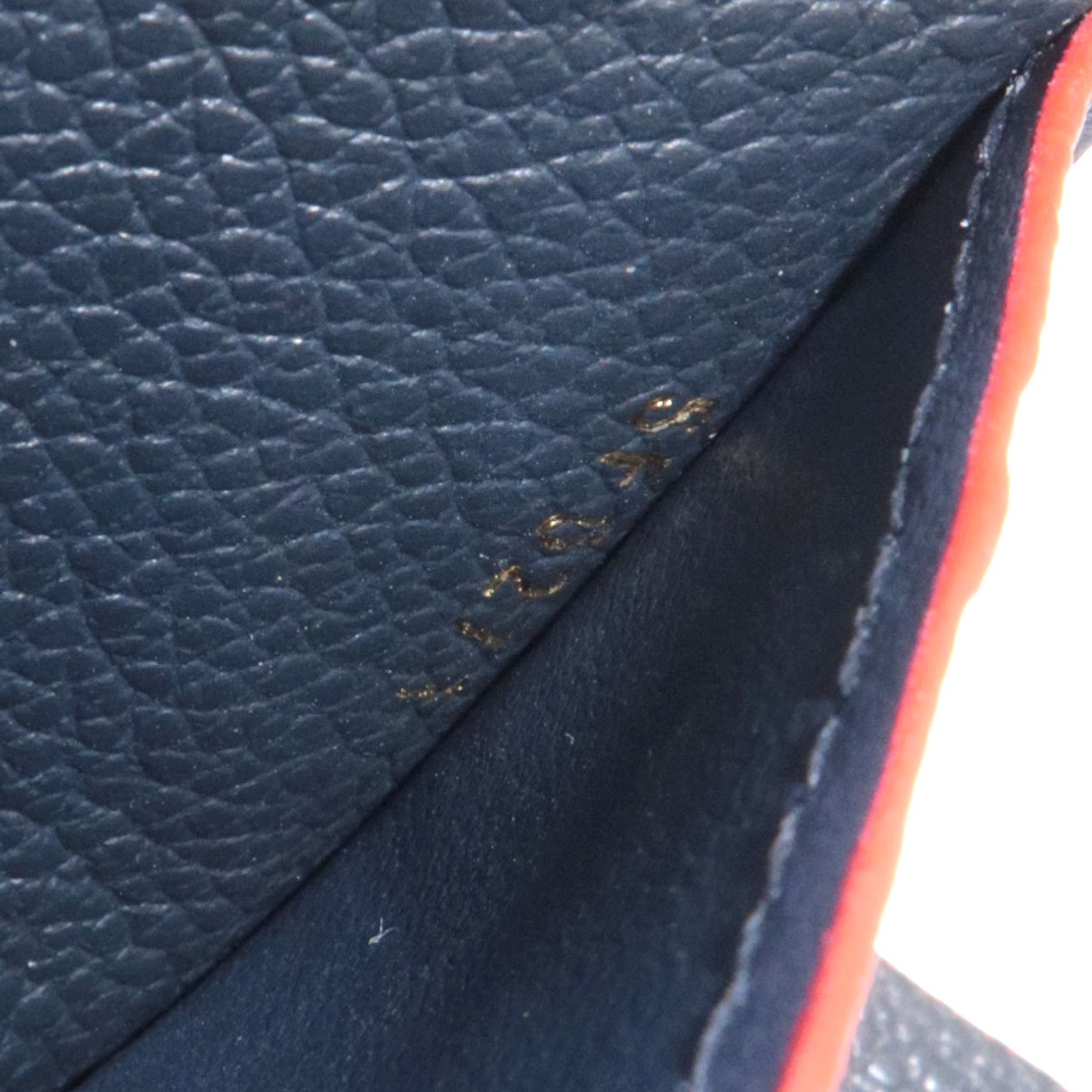 Louis Vuitton Monogram Empreinte Porto Carte Recto Verso Flagment Case Marine Rouge M69420 SP0271 *Box