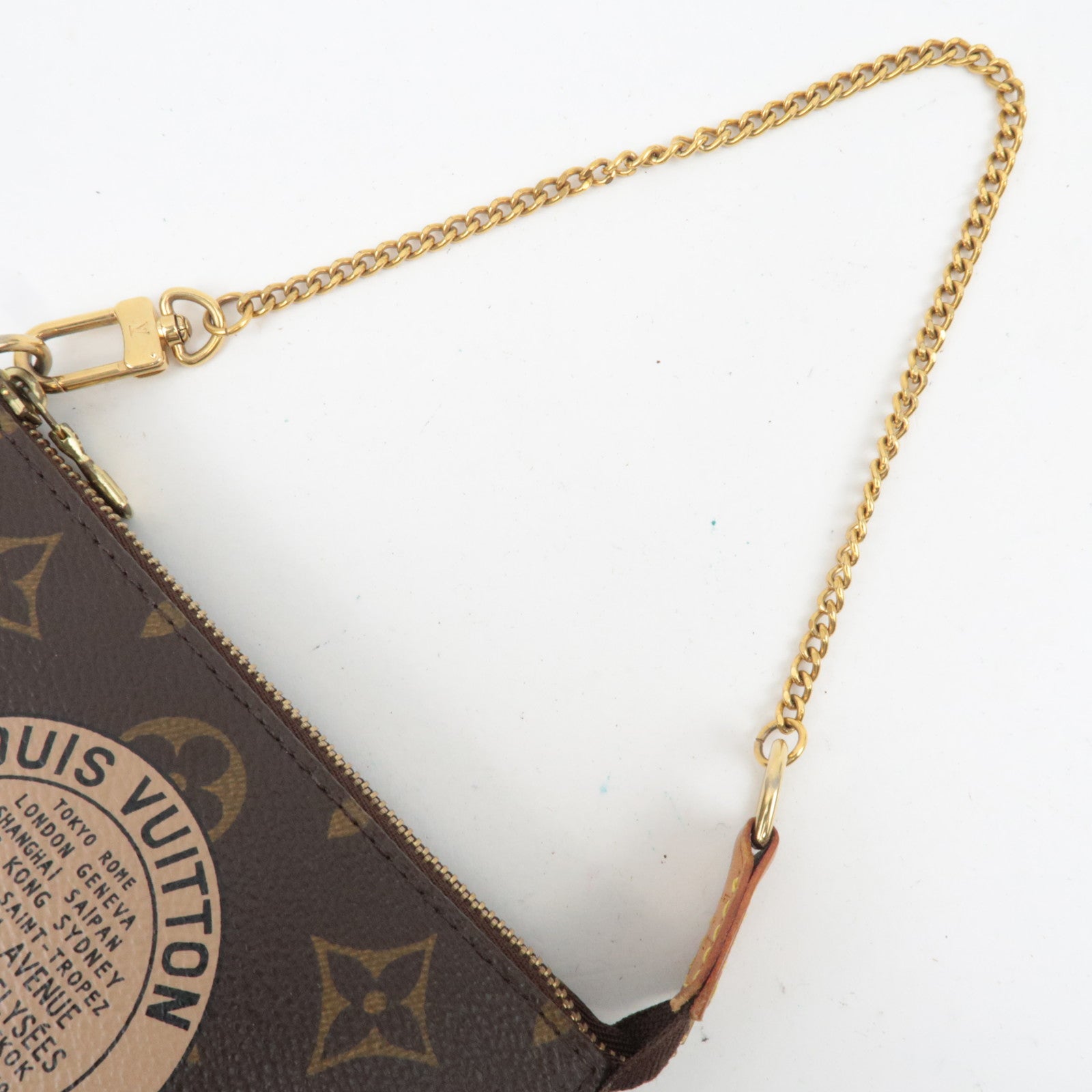 Louis Vuitton Monogram T&B Mini Pochette Accessoires Mini Handbag M60153 FL3017