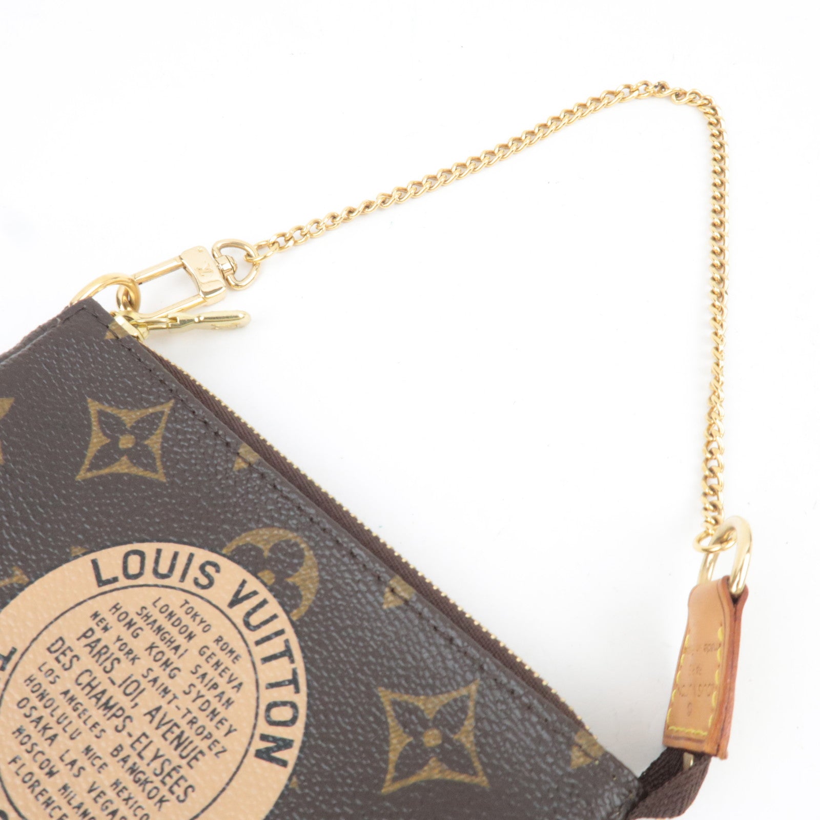 Louis Vuitton Monogram T&B Mini Pochette Accessoires Mini Handbag M60153 FL2037
