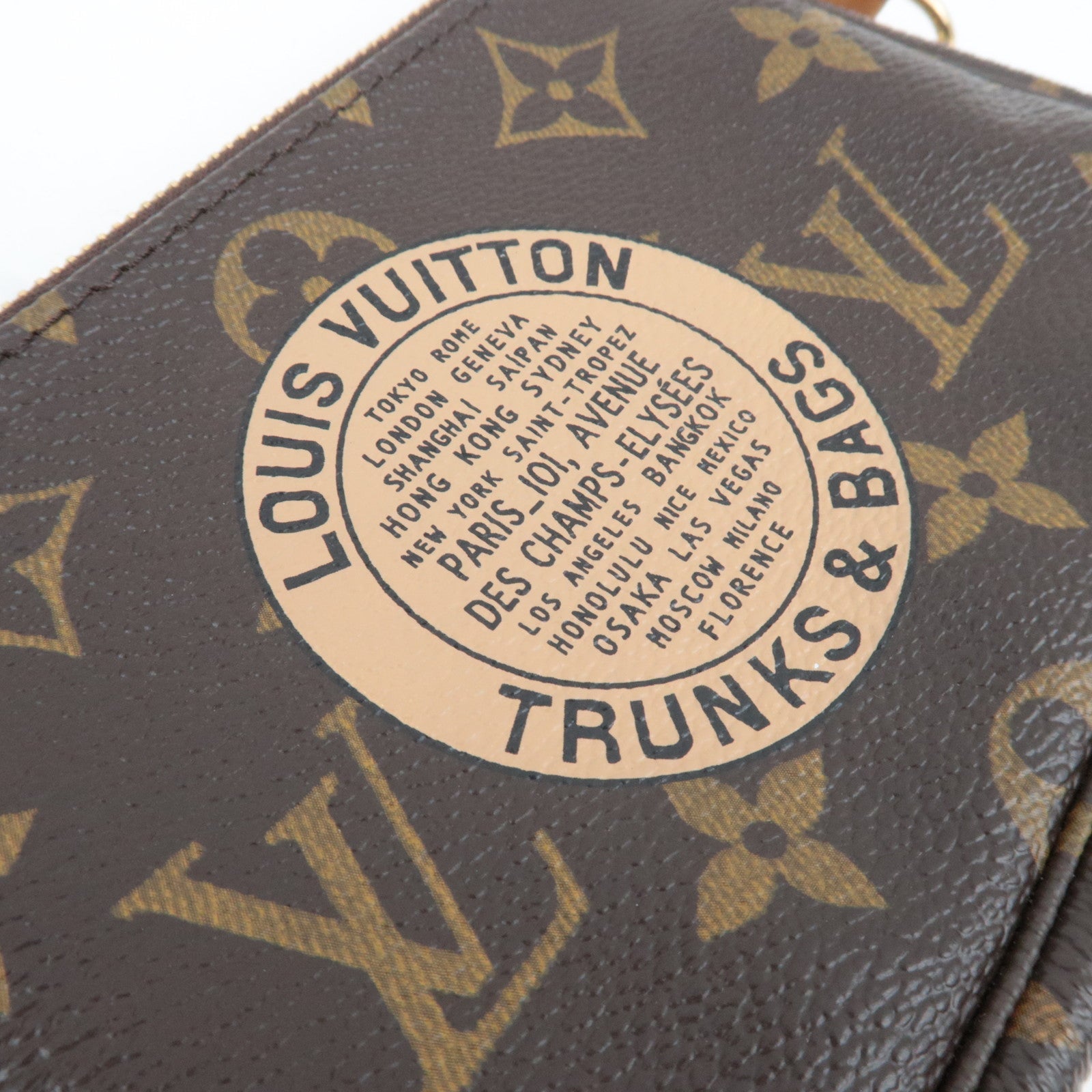 Louis Vuitton Monogram T&B Mini Pochette Accessoires Mini Handbag M60153 FL2037