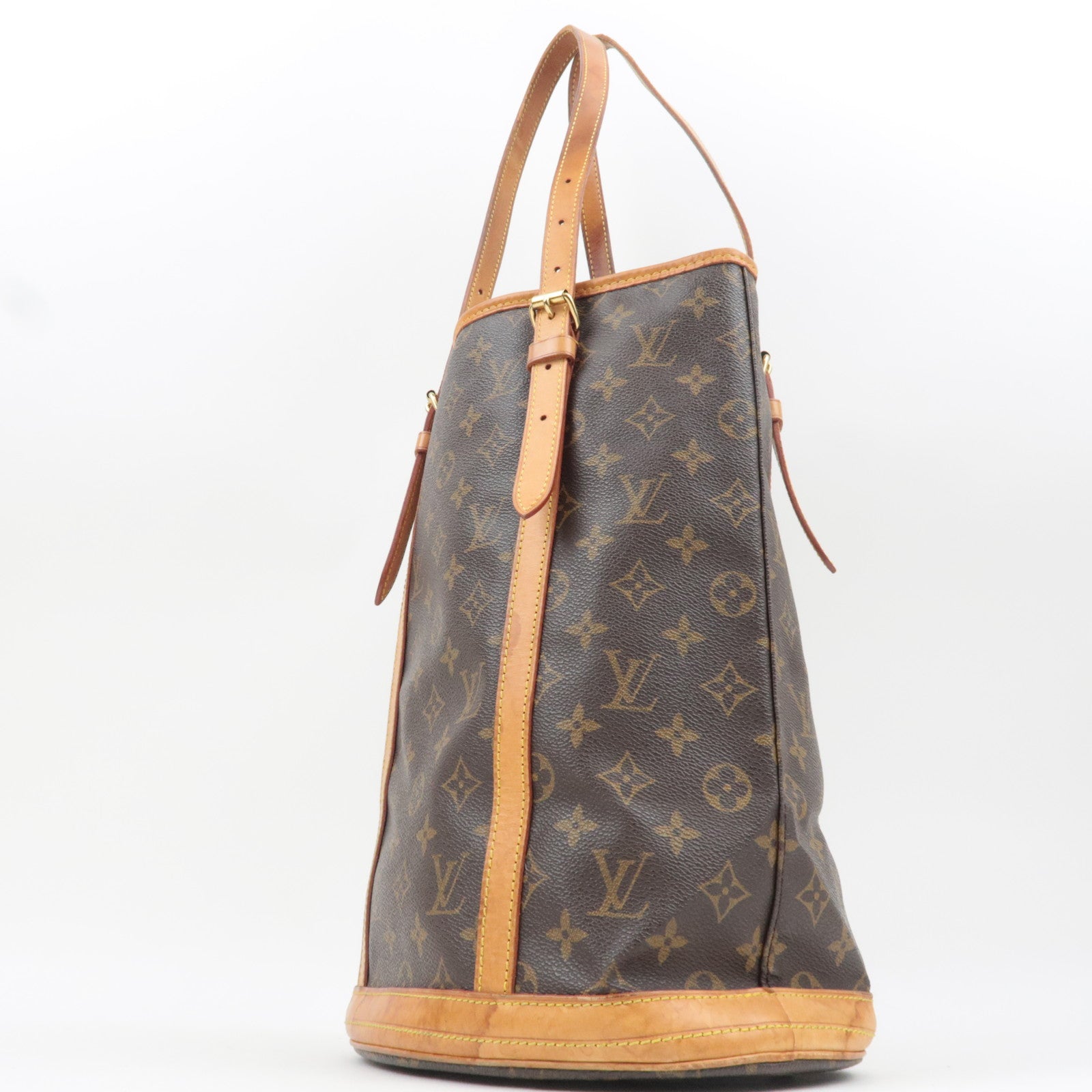 Louis Vuitton Monogram Bucket GM Shoulder Bag M42236 DK2110 *Pouch