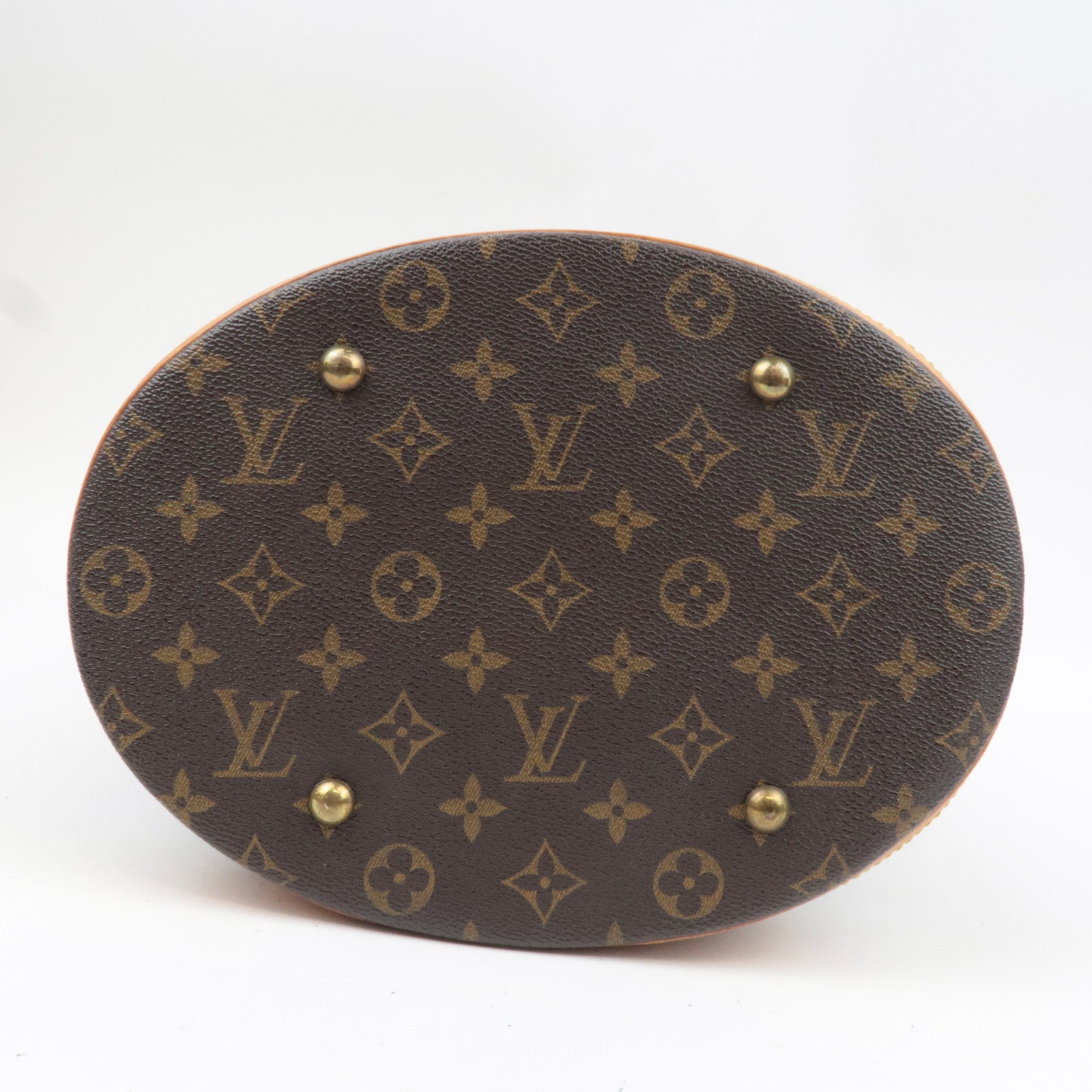 Louis Vuitton Monogram Bucket GM Shoulder Bag M42236 DK2110 *Pouch