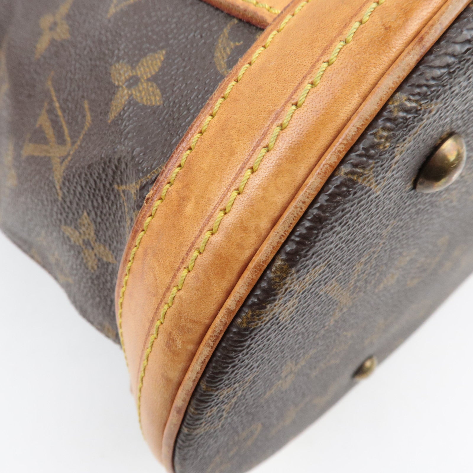 Louis Vuitton Monogram Bucket GM Shoulder Bag M42236 DK2110 *Pouch