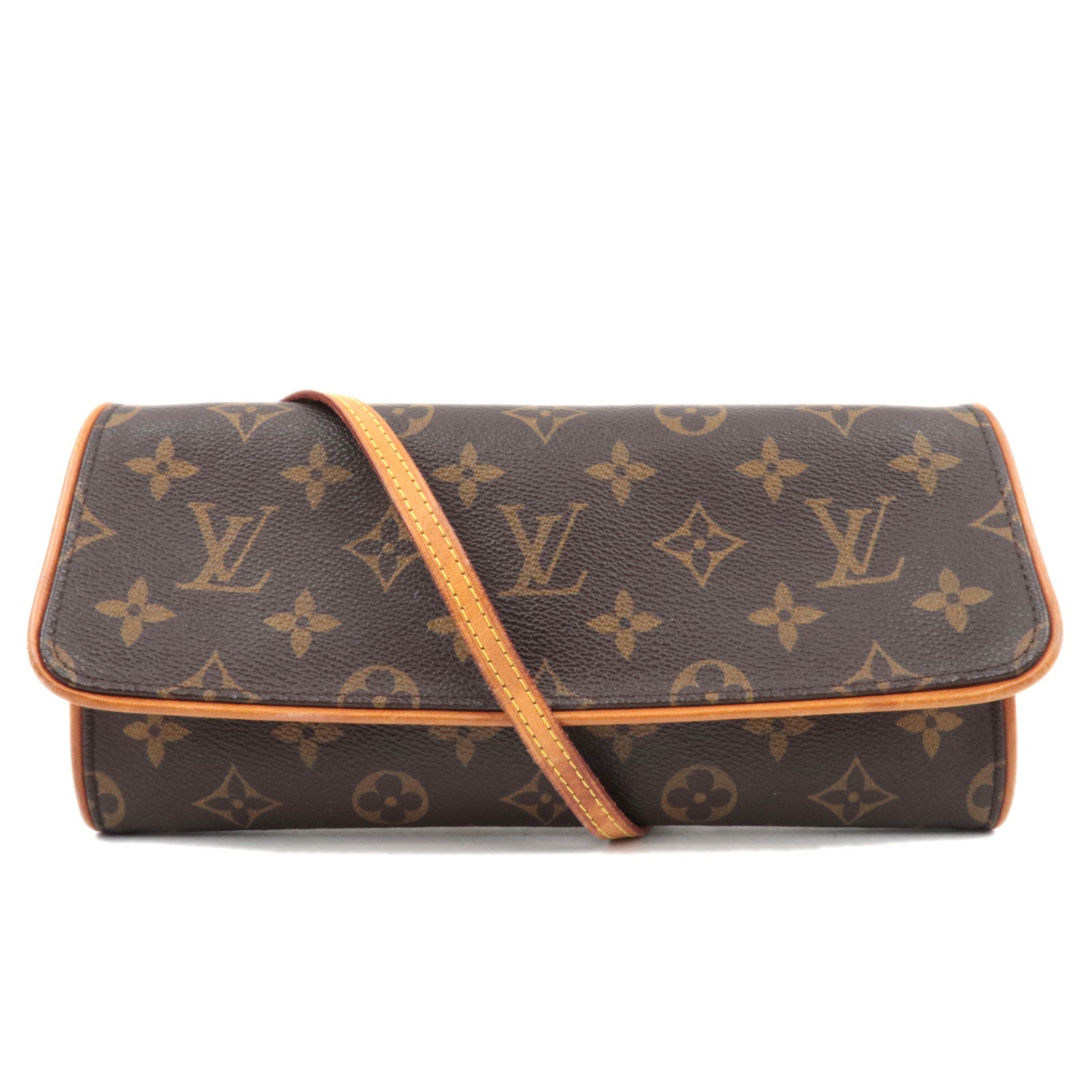 Louis Vuitton Monogram Pochette Twin GM Shoulder Bag Clutch bag M51852 SD0080 *Strap83434
