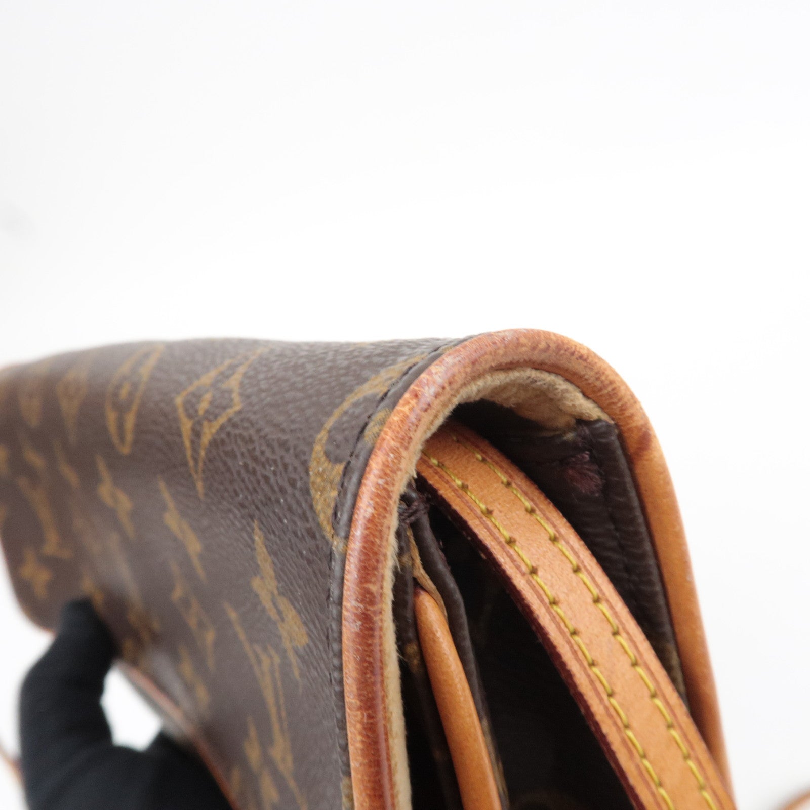 Louis Vuitton Monogram Pochette Twin GM Shoulder Bag Clutch bag M51852 SD0080 *Strap