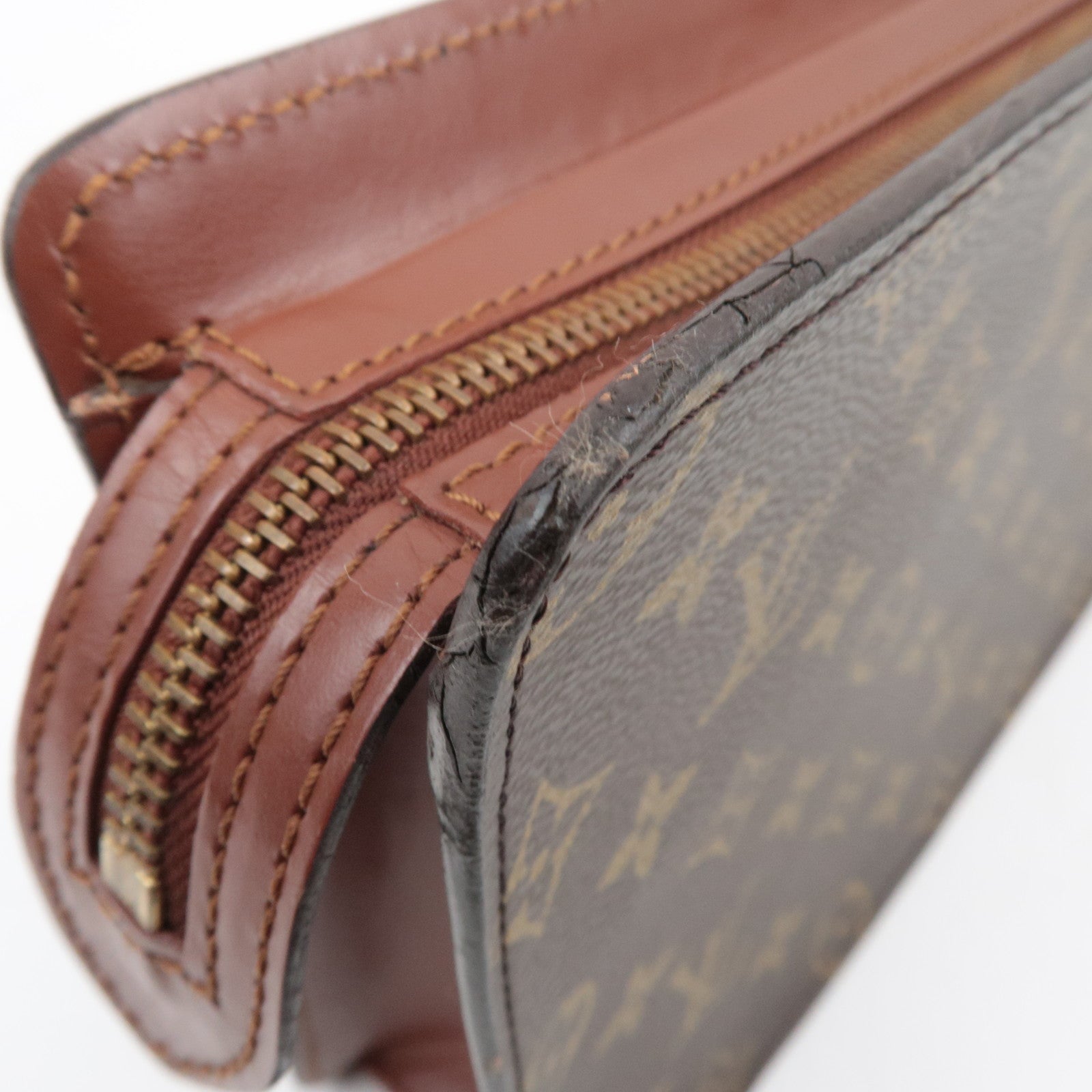 Louis Vuitton Monogram Pochette Homme Clutch Bag M51795 TH0933