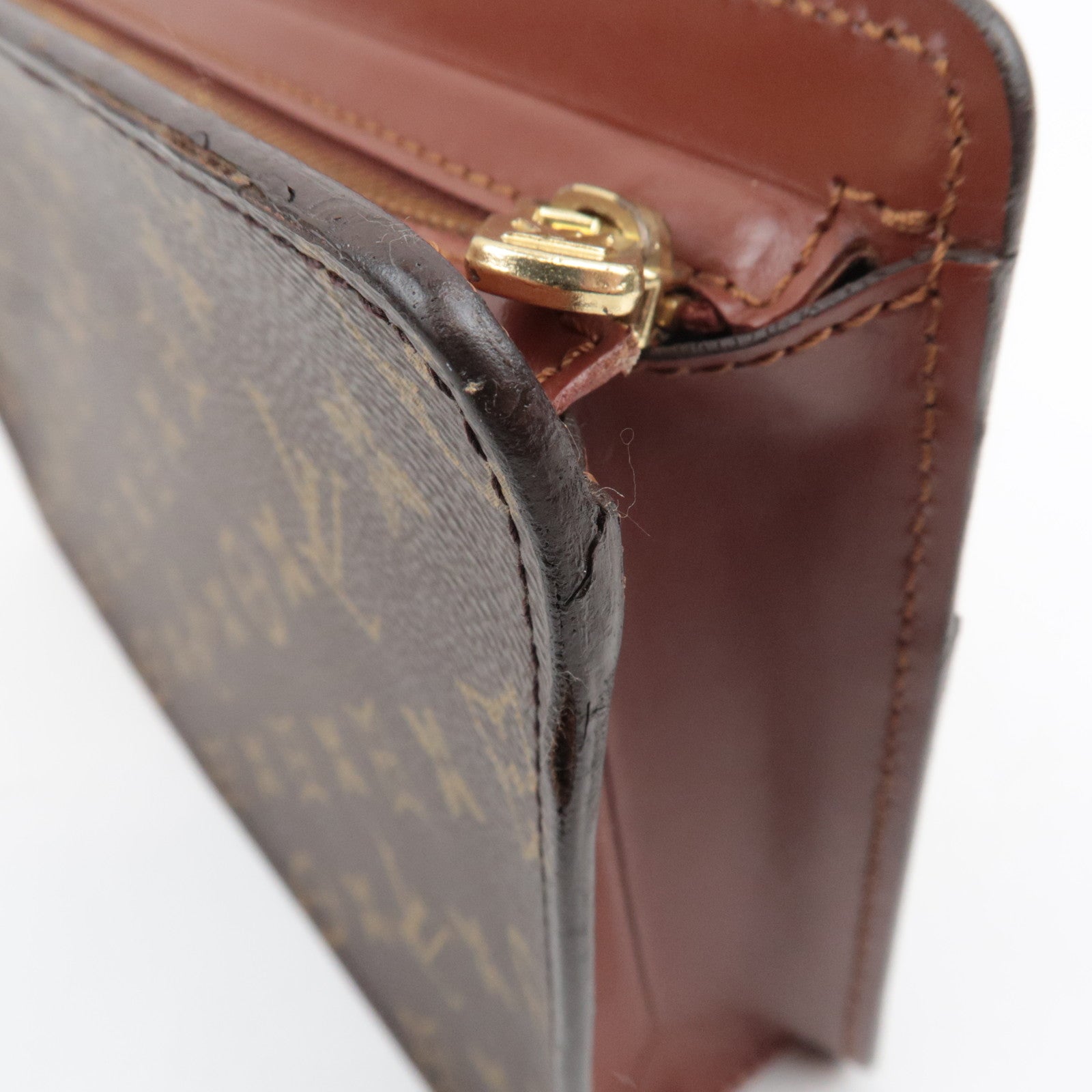 Louis Vuitton Monogram Pochette Homme Clutch Bag M51795 TH0933