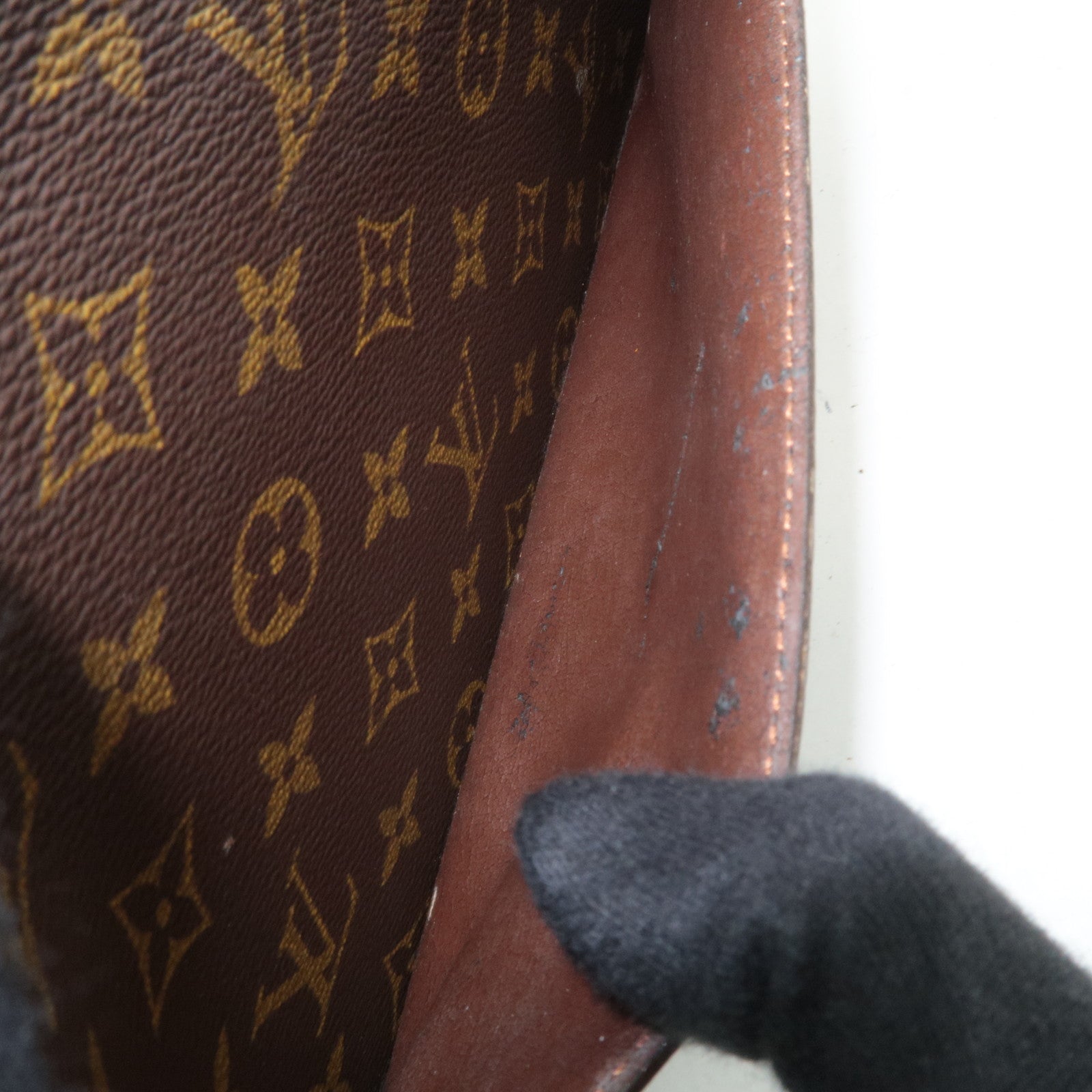 Louis Vuitton Monogram Pochette Homme Clutch Bag M51795 TH0933