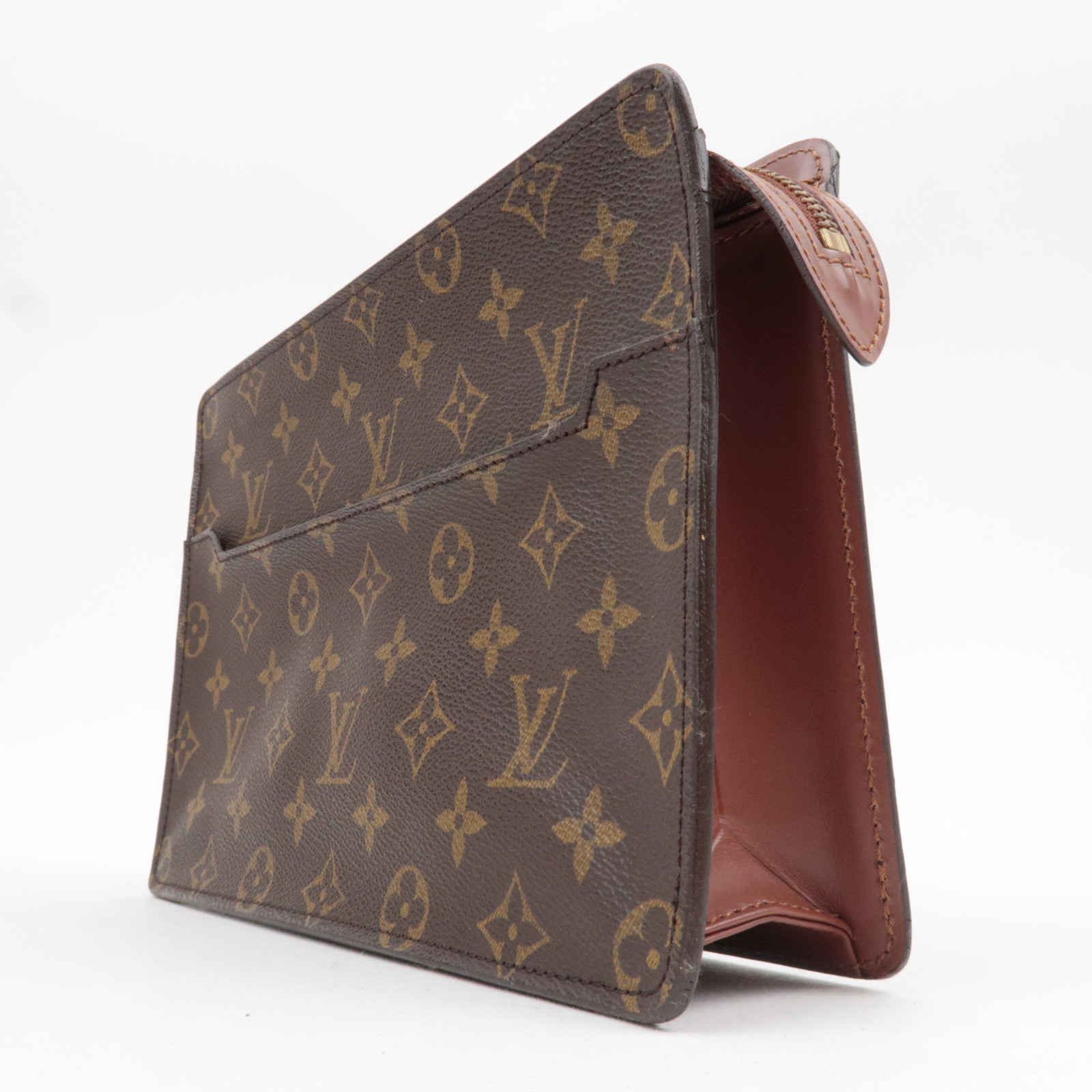 Louis Vuitton Monogram Pochette Homme Clutch Bag M51795 TH0933