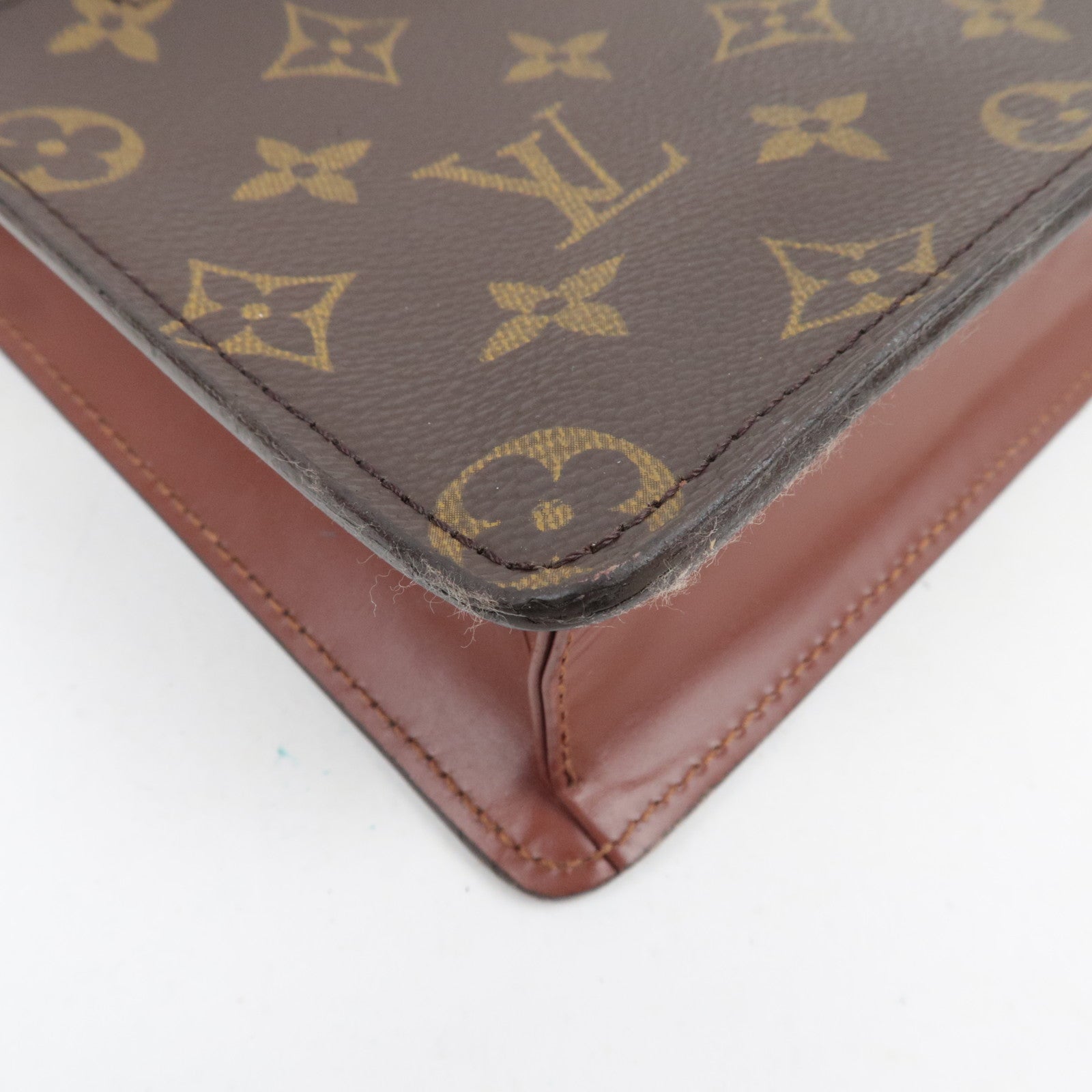 Louis Vuitton Monogram Pochette Homme Clutch Bag M51795 TH0933