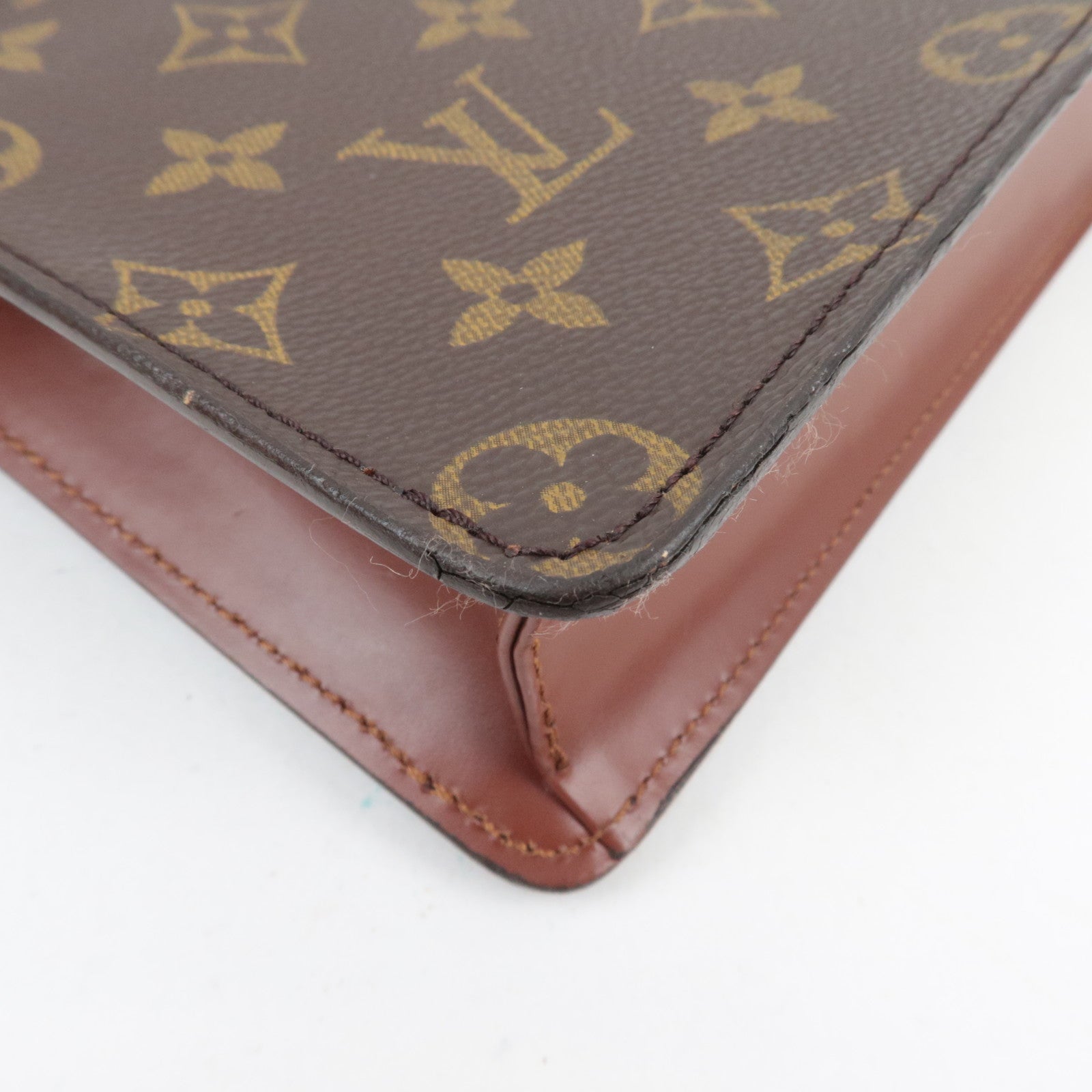 Louis Vuitton Monogram Pochette Homme Clutch Bag M51795 TH0933