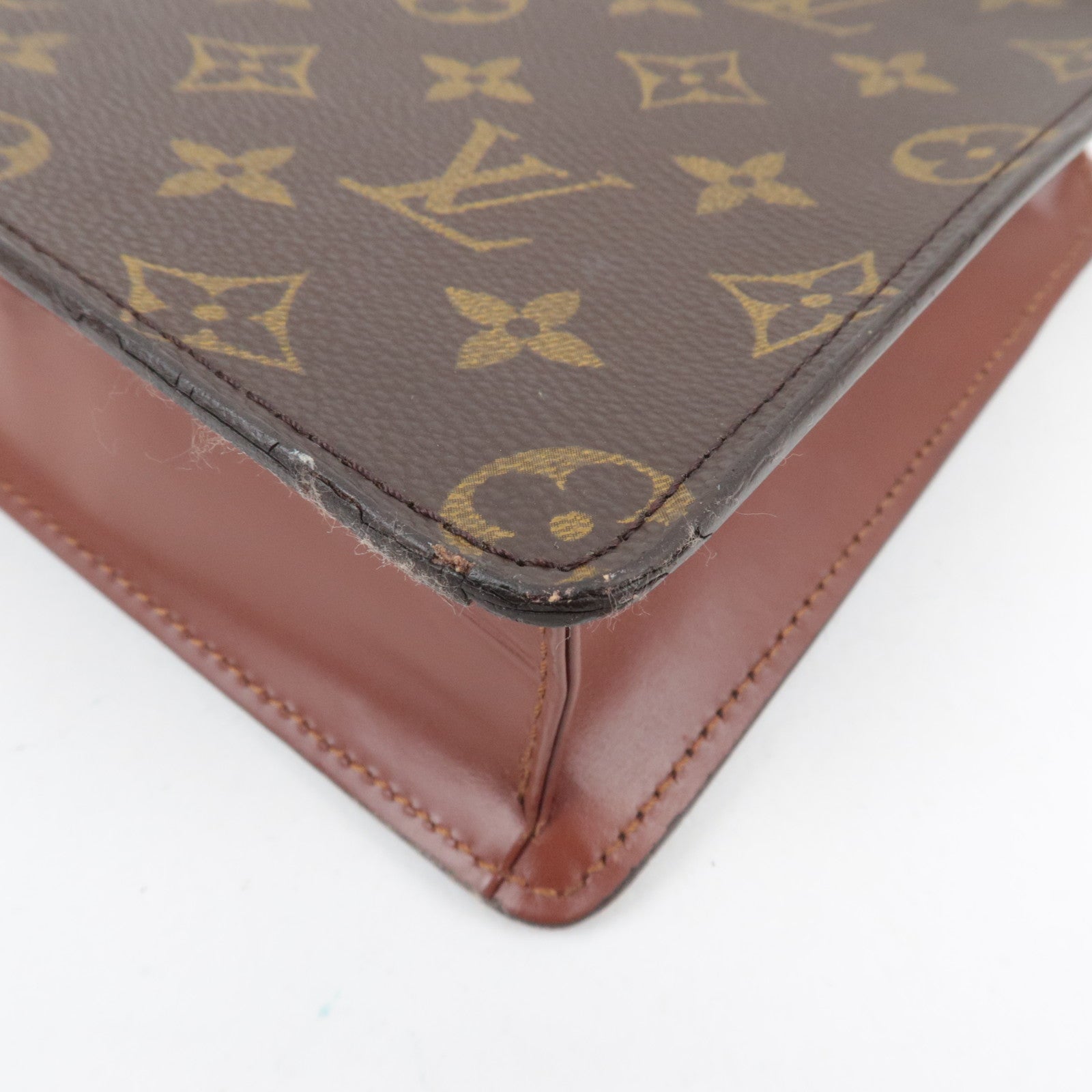Louis Vuitton Monogram Pochette Homme Clutch Bag M51795 TH0933