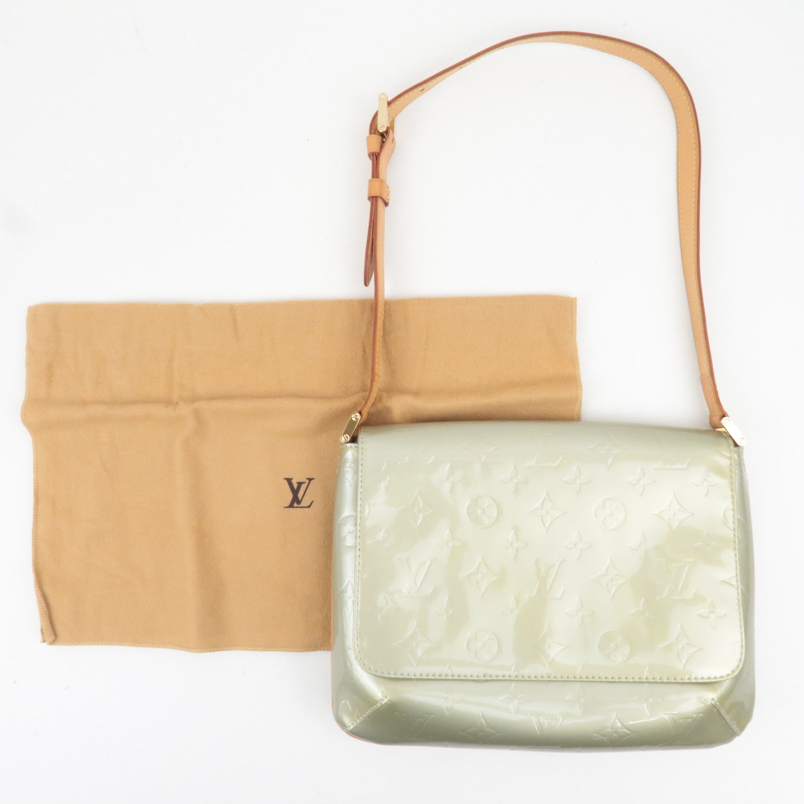 Louis Vuitton Monogram Vernis Thompson Street Shoulder Bag Gris M91069 CA0091 *Dust bag