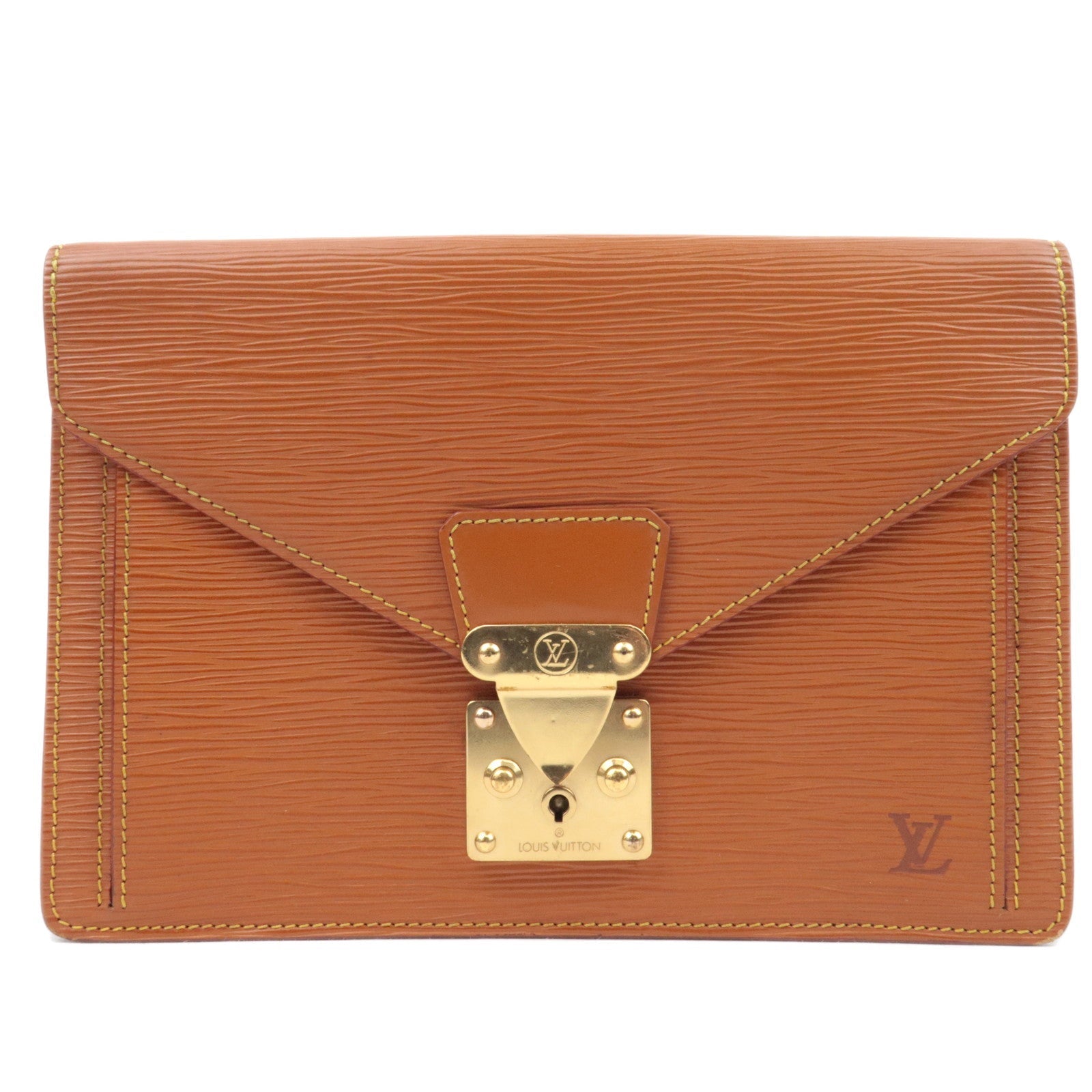 Louis Vuitton Sellier Dragonne Clutch Bag Zipangu Gold M52618 MI0952 *2 keys83464