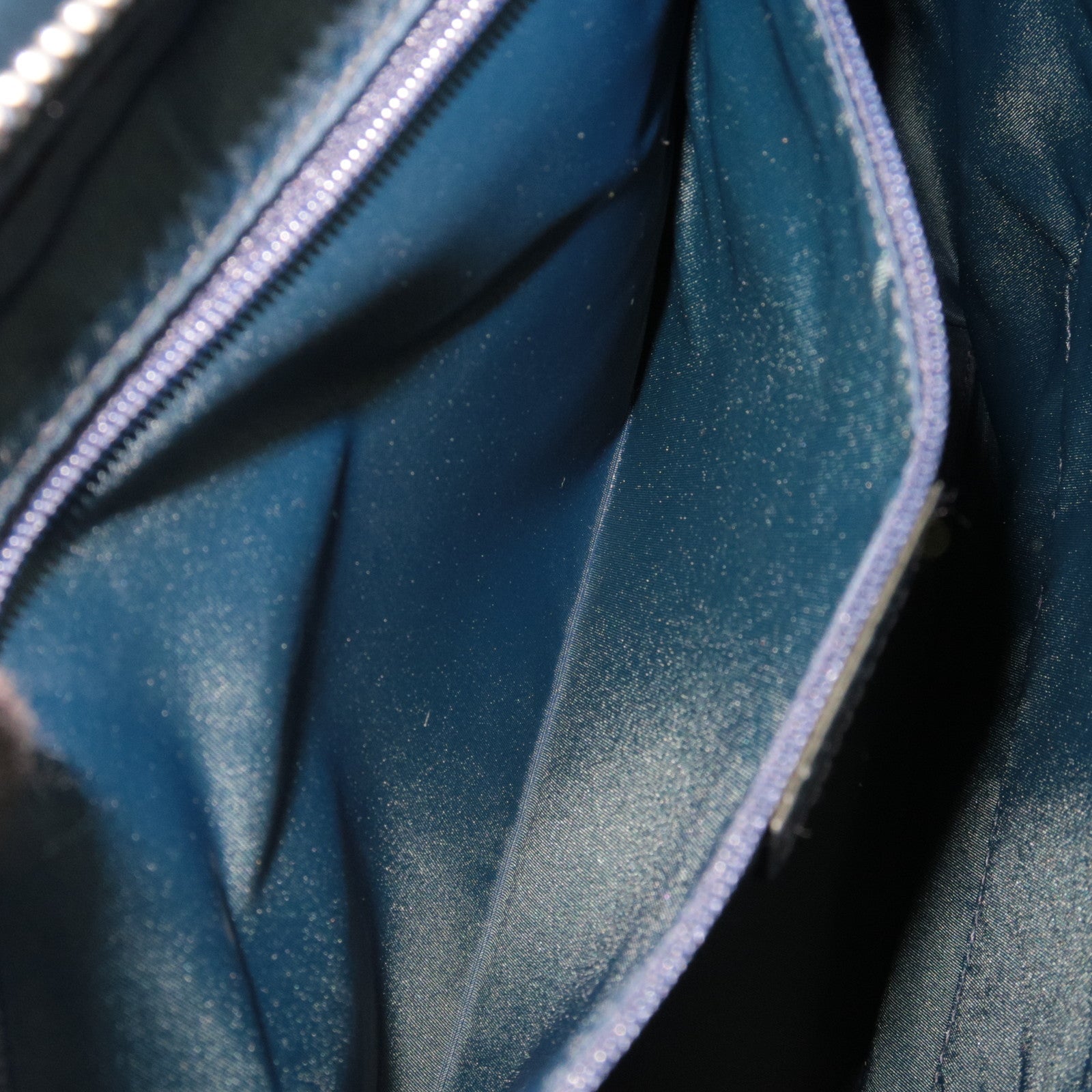 Christian Dior Trotter Tote Bag Canvas Leather Navy *Dust Bag, G Card