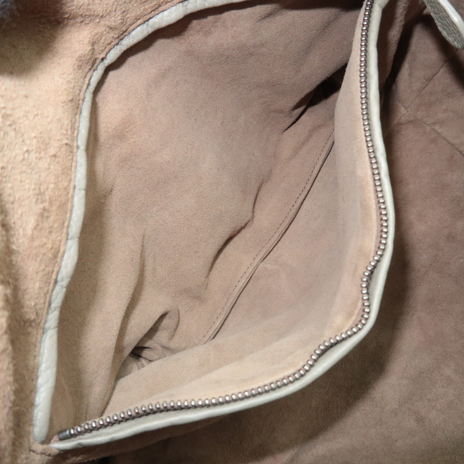 BOTTEGA VENETA Intrecciato Leather Shoulder Bag Gray