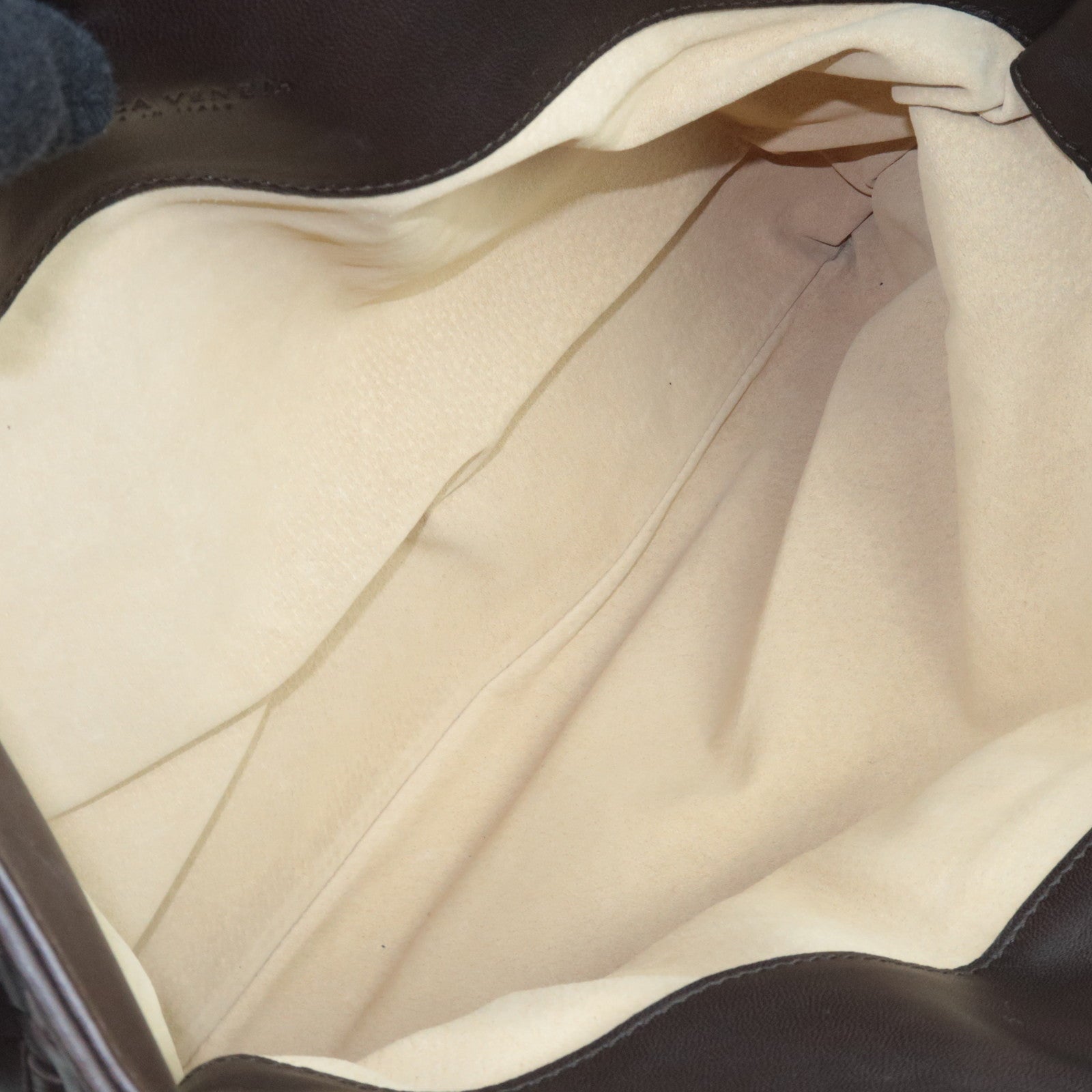 BOTTEGA VENETA Intrecciato Roma Bag Leather Handbag Brown 171265 *Keys, Dust bag