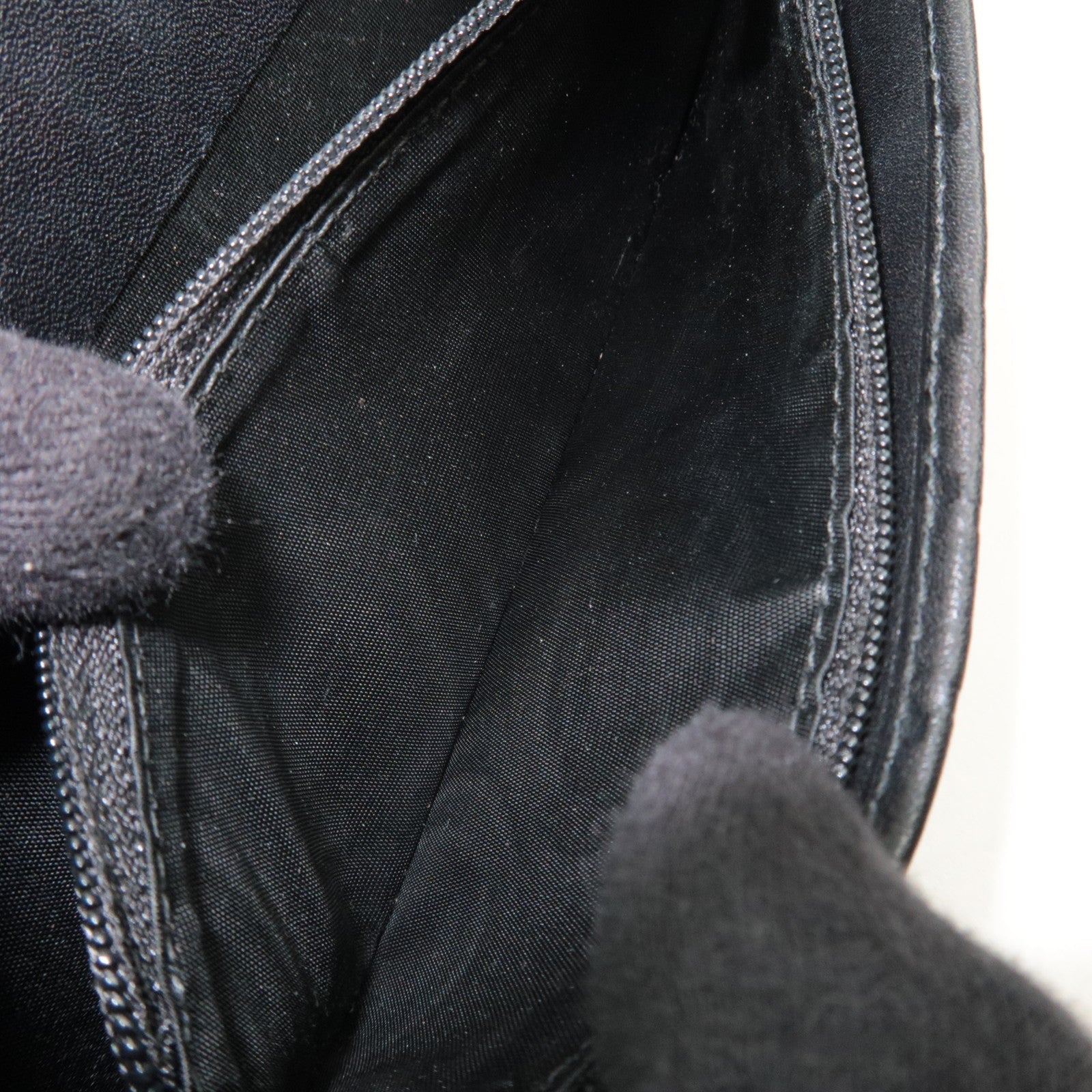 GUCCI Guccissima Bifold Long Wallet Leather Black 244946 *Box