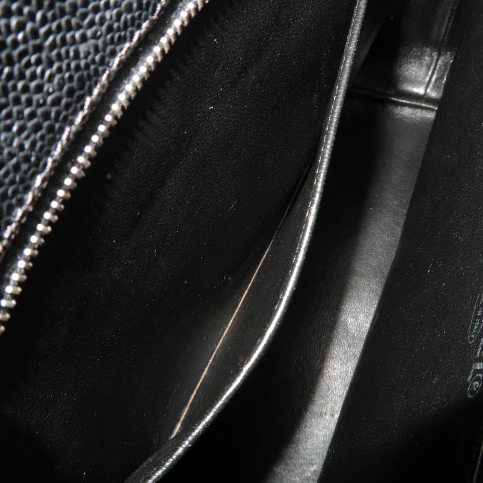 CHANEL Medallion Tote Bag Caviarskin Black Silver HDW A01804 6194866