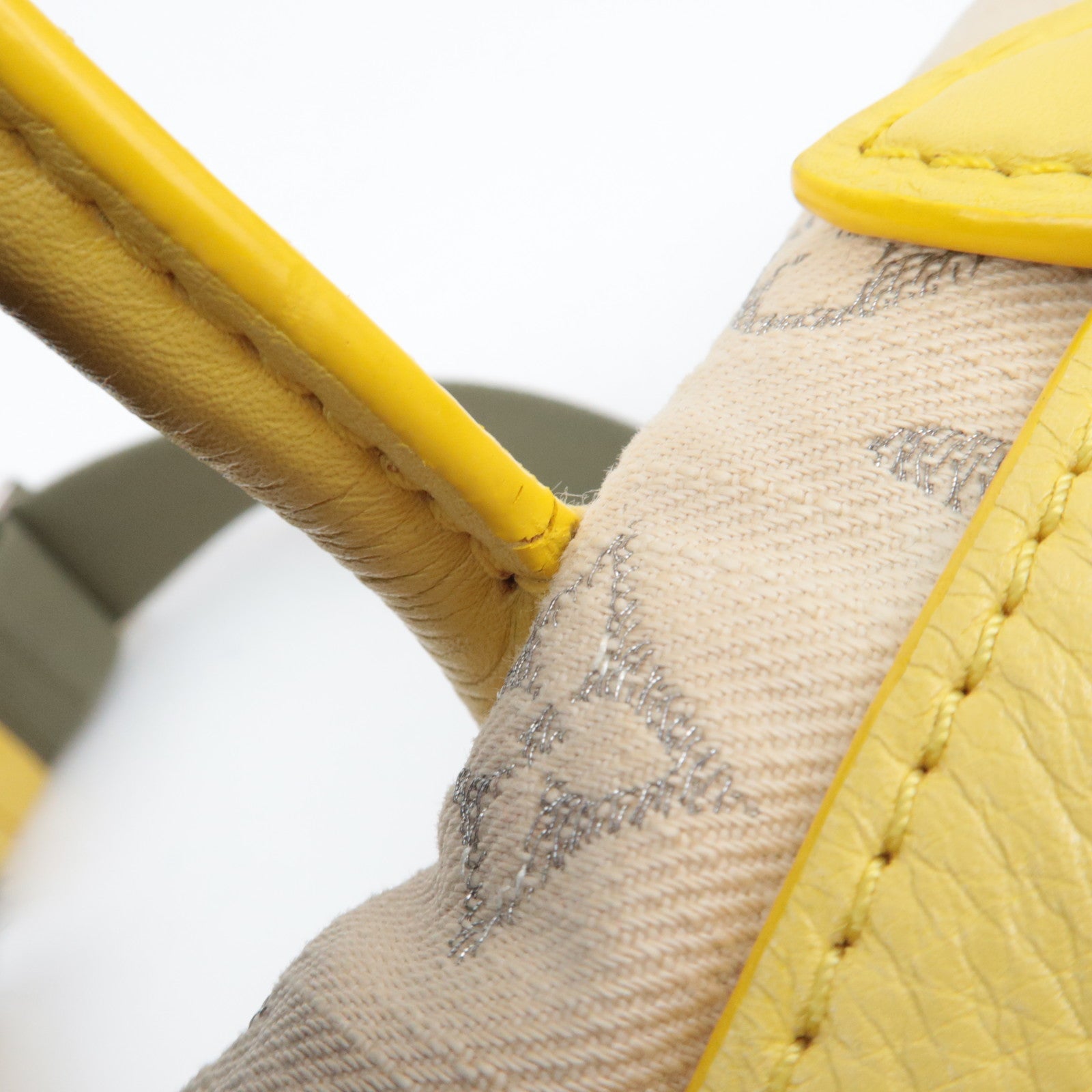 Louis Vuitton Monogram Denim Speedy Round Handbag Jaune M40709 AR0122 *Strap, Key Lock, Clochette