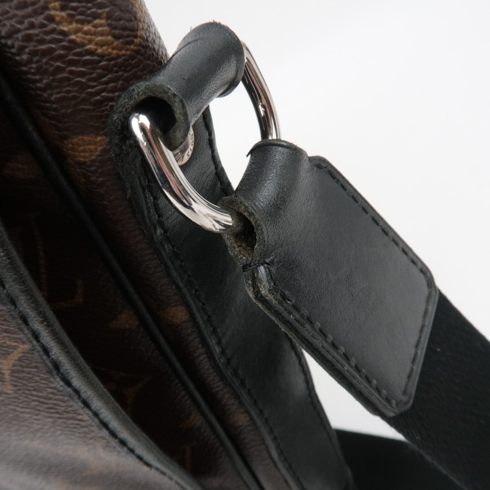 Louis Vuitton Monogram Macassar Bass MM Shoulder Bag M56715 AA4059