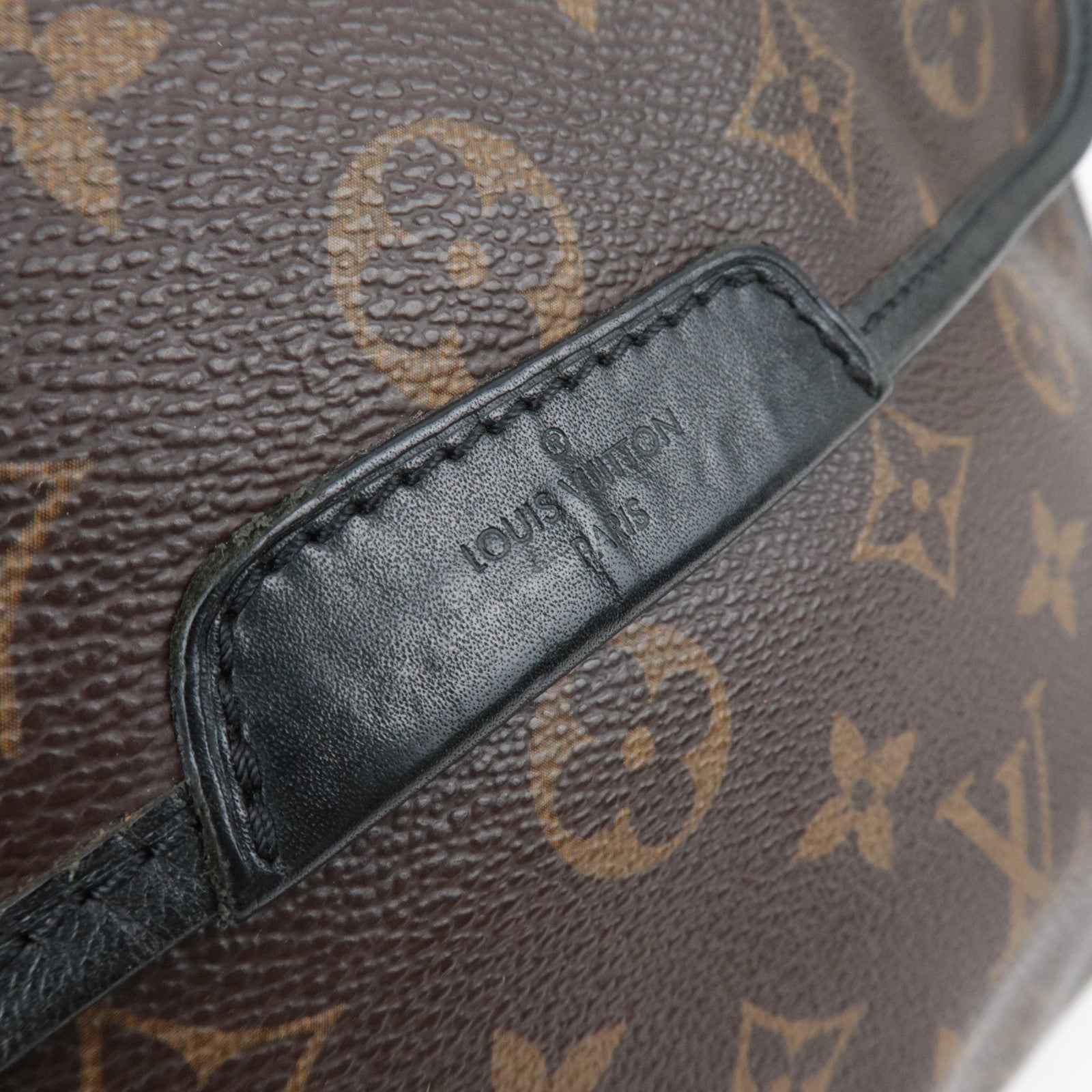 Louis Vuitton Monogram Macassar Bass MM Shoulder Bag M56715 AA4059
