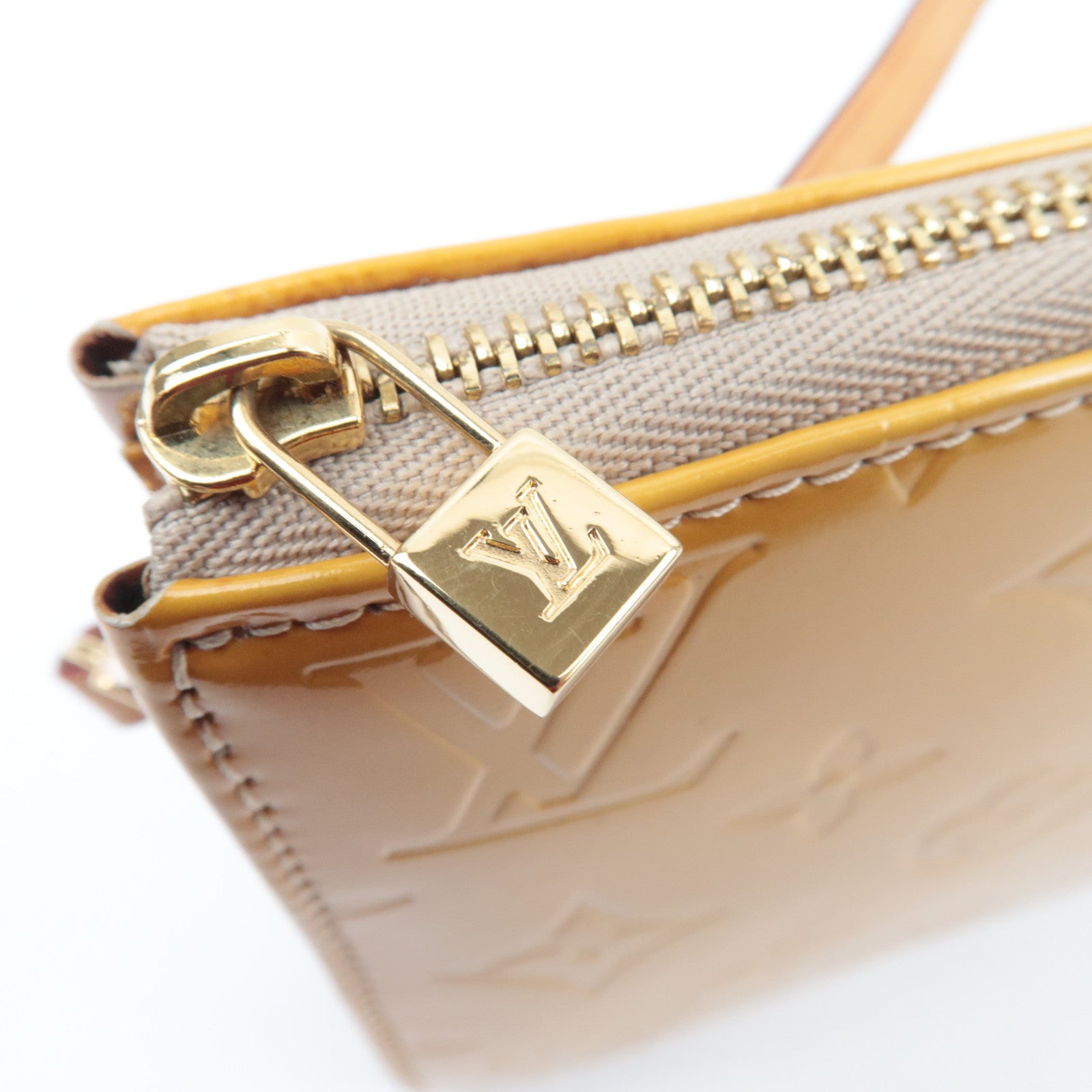 Louis Vuitton Monogram Vernis Lexington Handbag Beige M91010 VI1929 *Dust bag