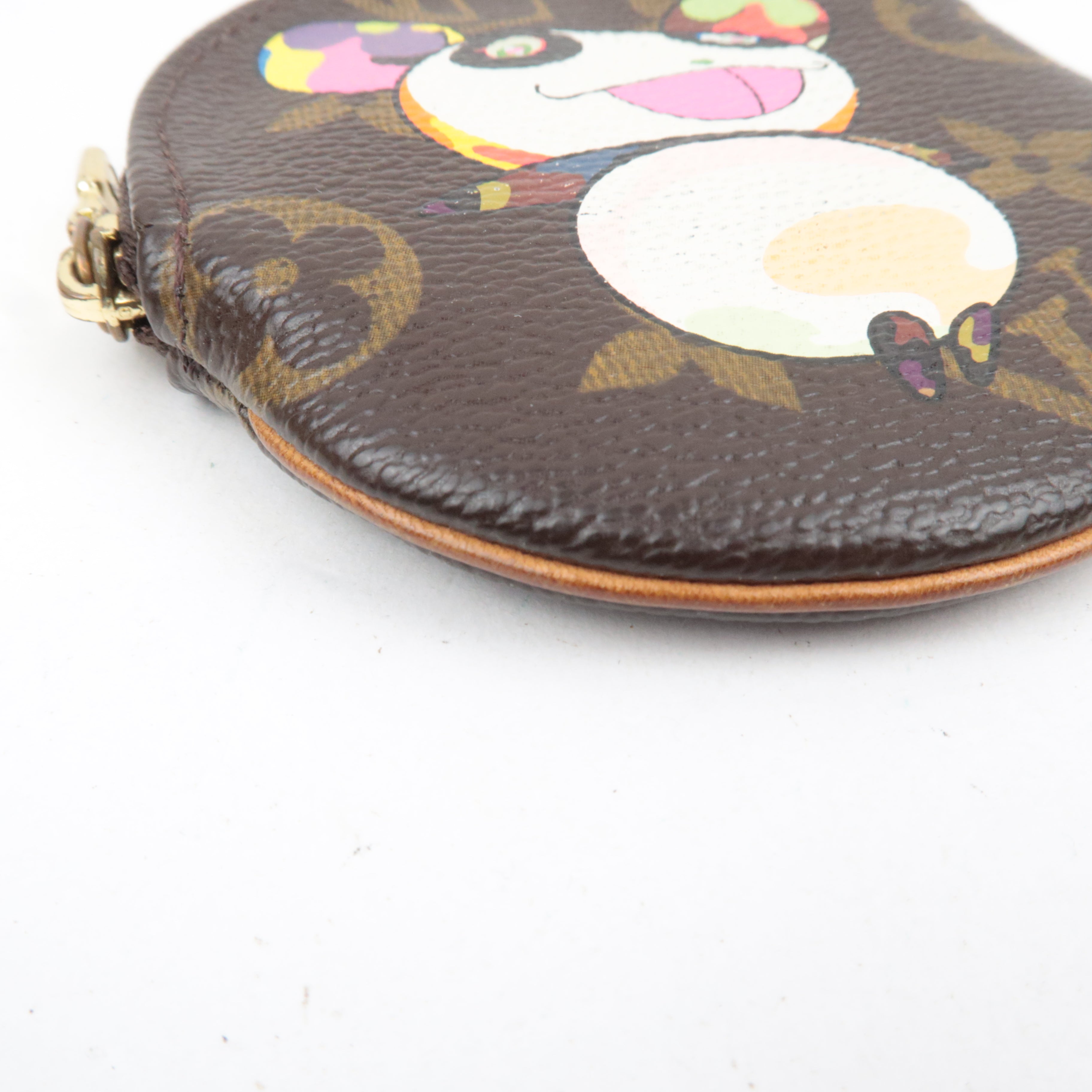 Louis Vuitton Murakami Panda Porte Monnaie Rond Coin Case M61928 CT0094