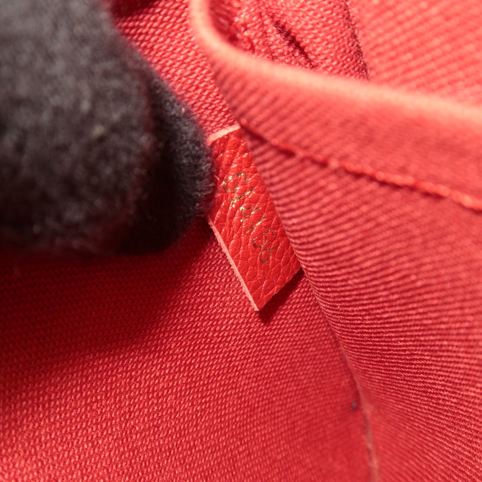 Louis Vuitton Monogram Pallas Clutch Shoulder Bag Cerise M41638 GI4156 *Dust bag, Strap