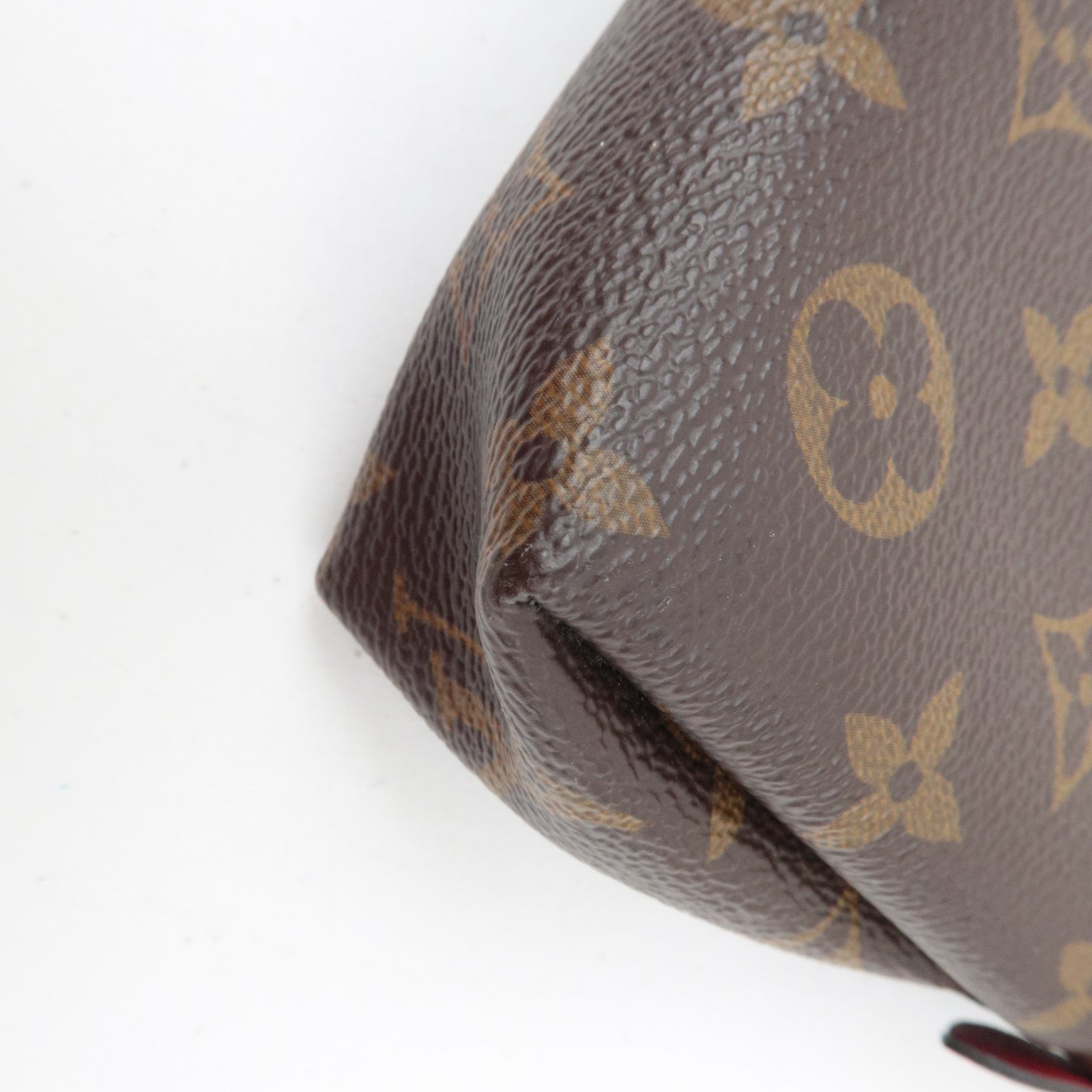 Louis Vuitton Monogram Pallas Clutch Shoulder Bag Cerise M41638 GI4156 *Dust bag, Strap