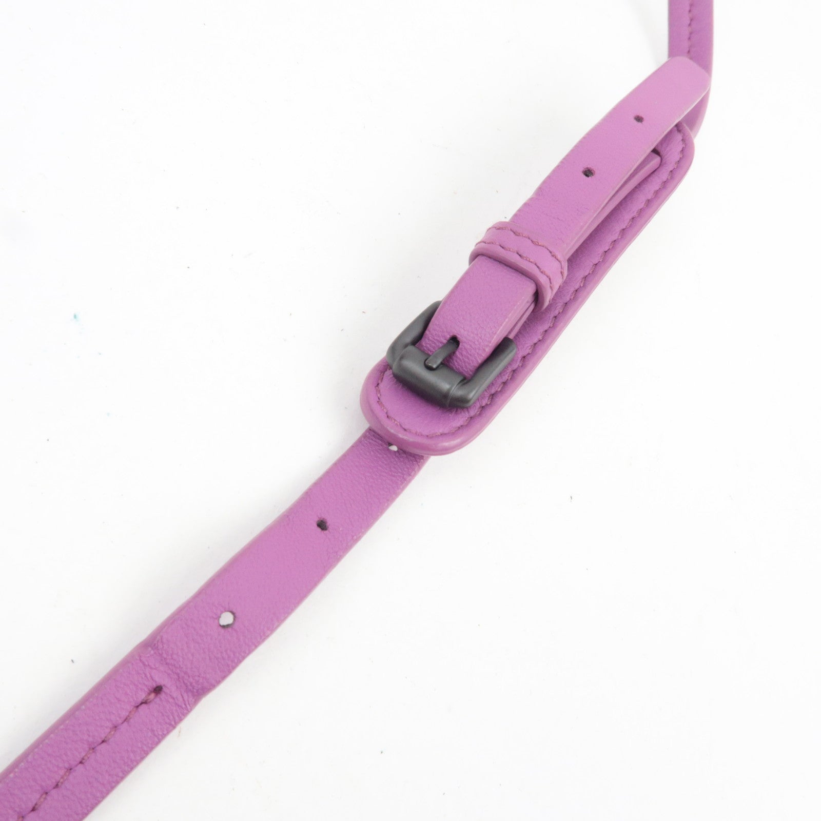 BOTTEGA VENETA Intrecciato Shoulder Bag Leather Purple *Dust bag, Mirror