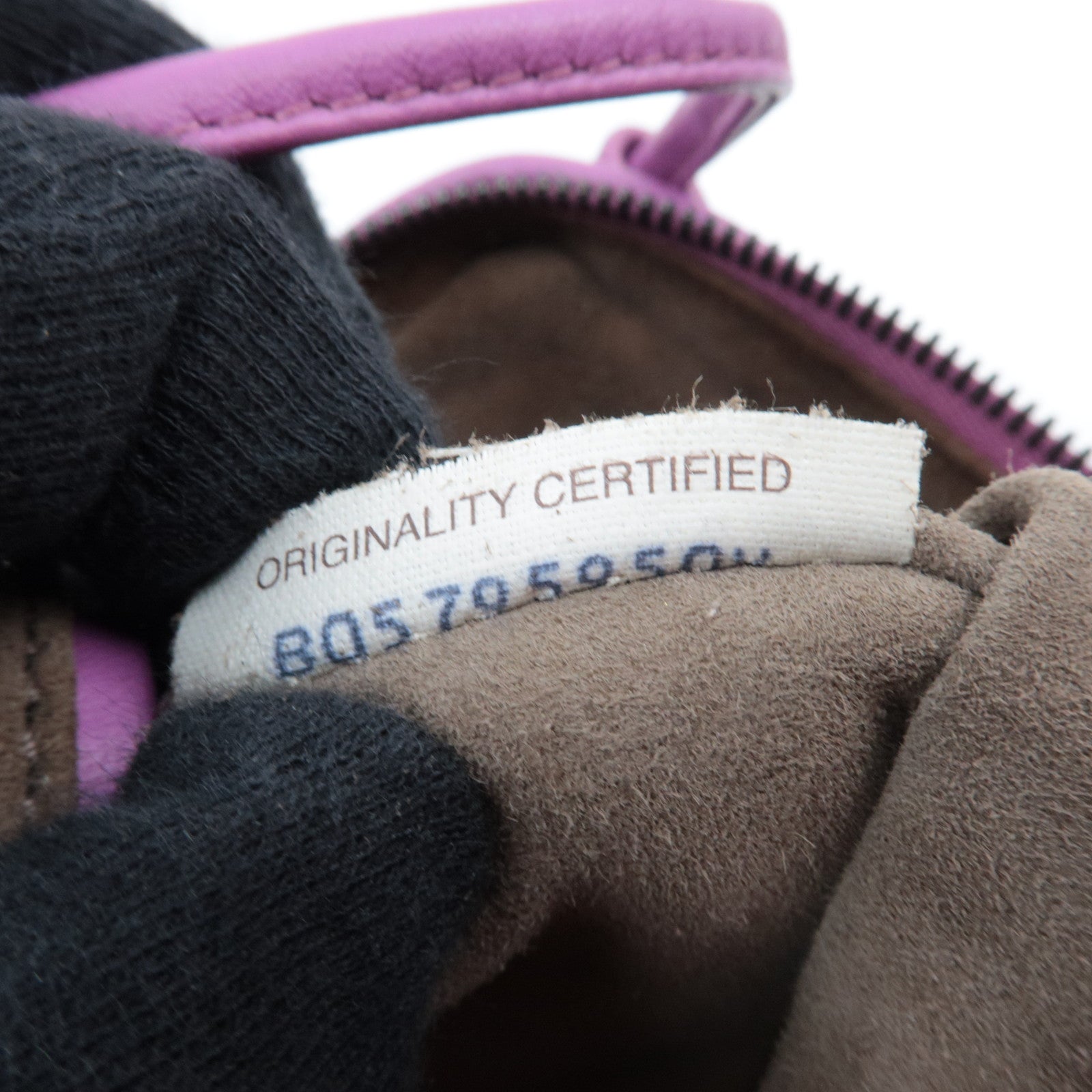 BOTTEGA VENETA Intrecciato Shoulder Bag Leather Purple *Dust bag, Mirror