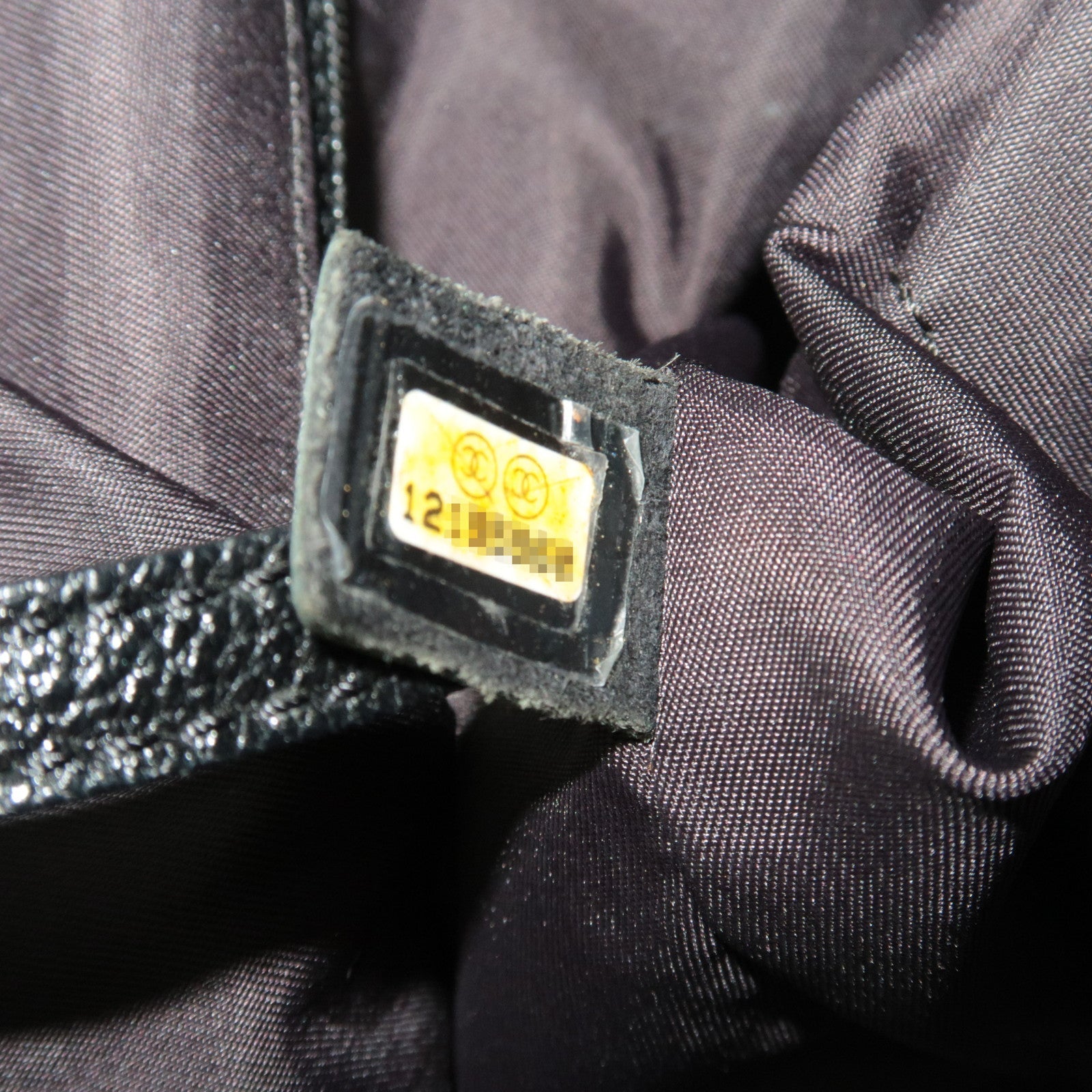 CHANEL Paris Biarritz Tote Bag MM Coated Canvas Leather Black Silver HDW 12195960