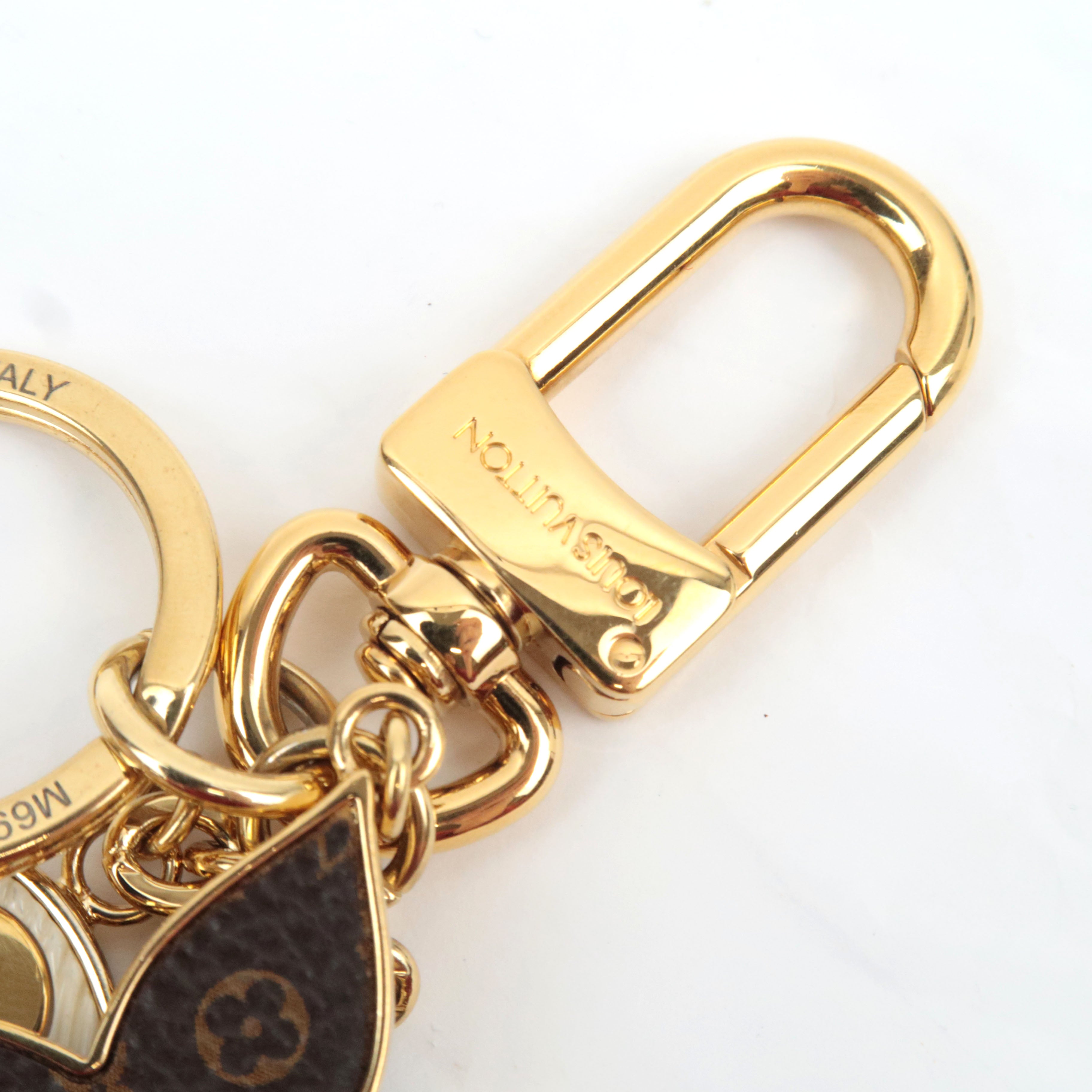 Louis Vuitton Porte Cles Spring Street Charm Gold M69008 AK0297 *Box, Dust bag
