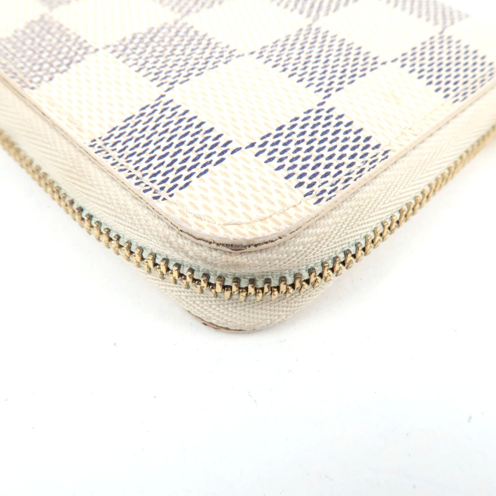 Louis Vuitton Damier Azur Zippy Coin Purse N63069 SN0162