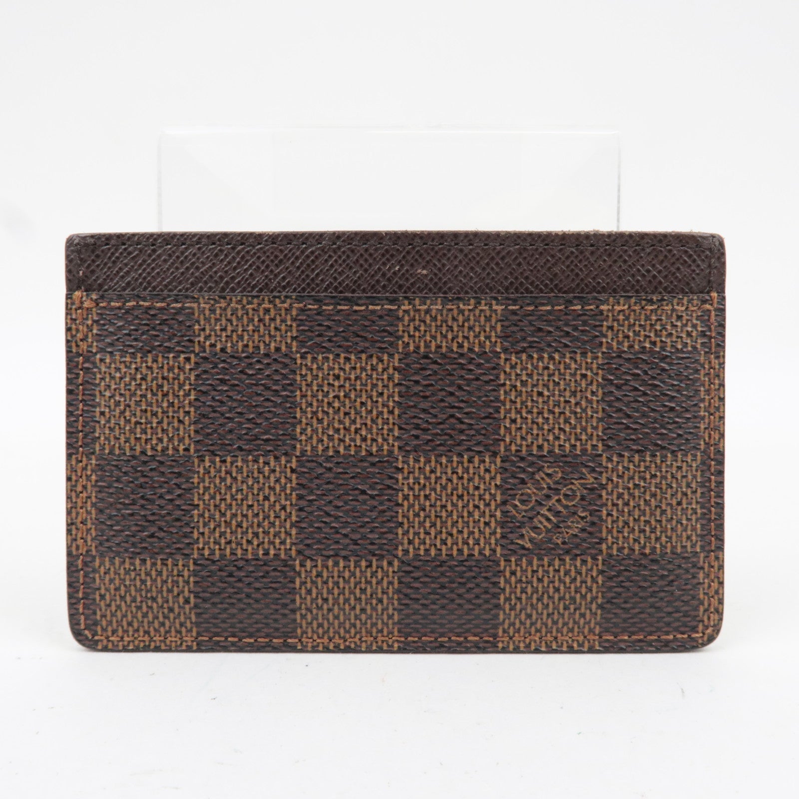 Louis Vuitton Damier Porte Cartes Simple Card Case N61722 SP1007