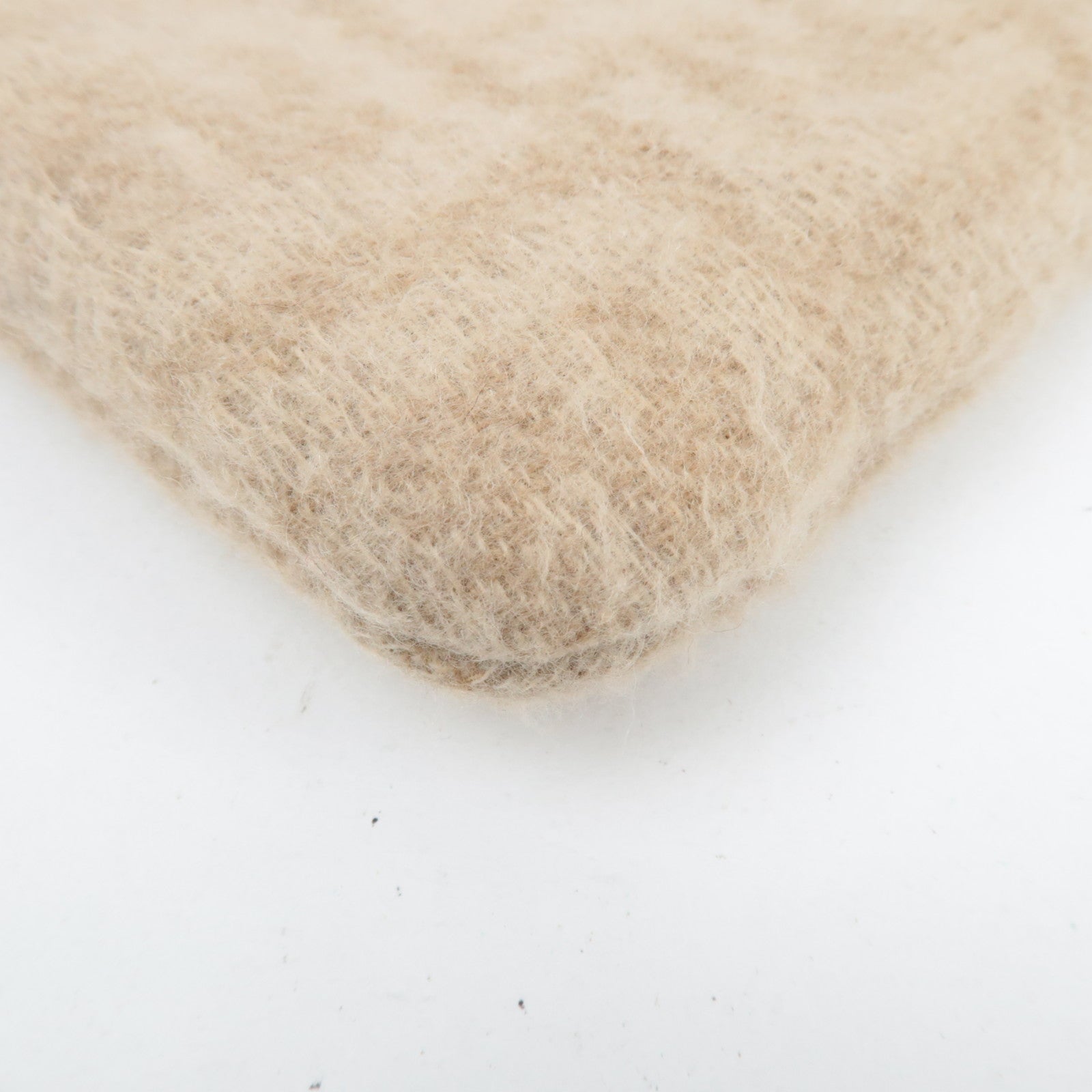 FENDI Zucca Wool Leather Tote Bag Beige *Dust bag